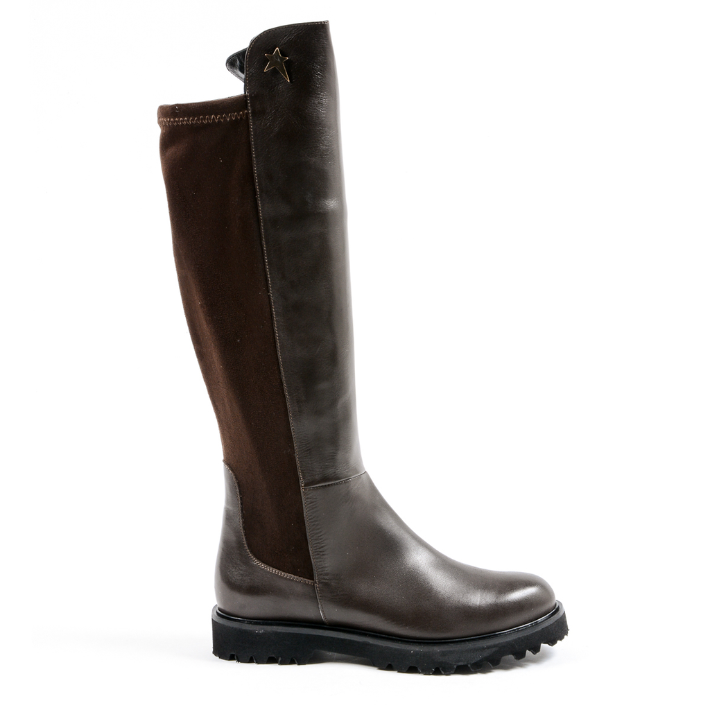 Andrew Charles Womens High Boot Brown MILEY