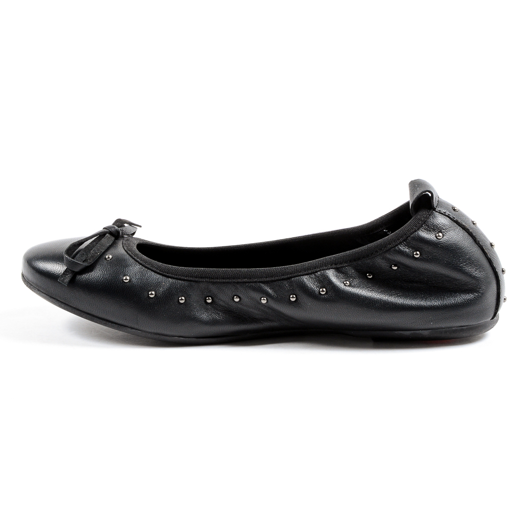 Andrew Charles Womens Soft Ballerina Black ALICIA