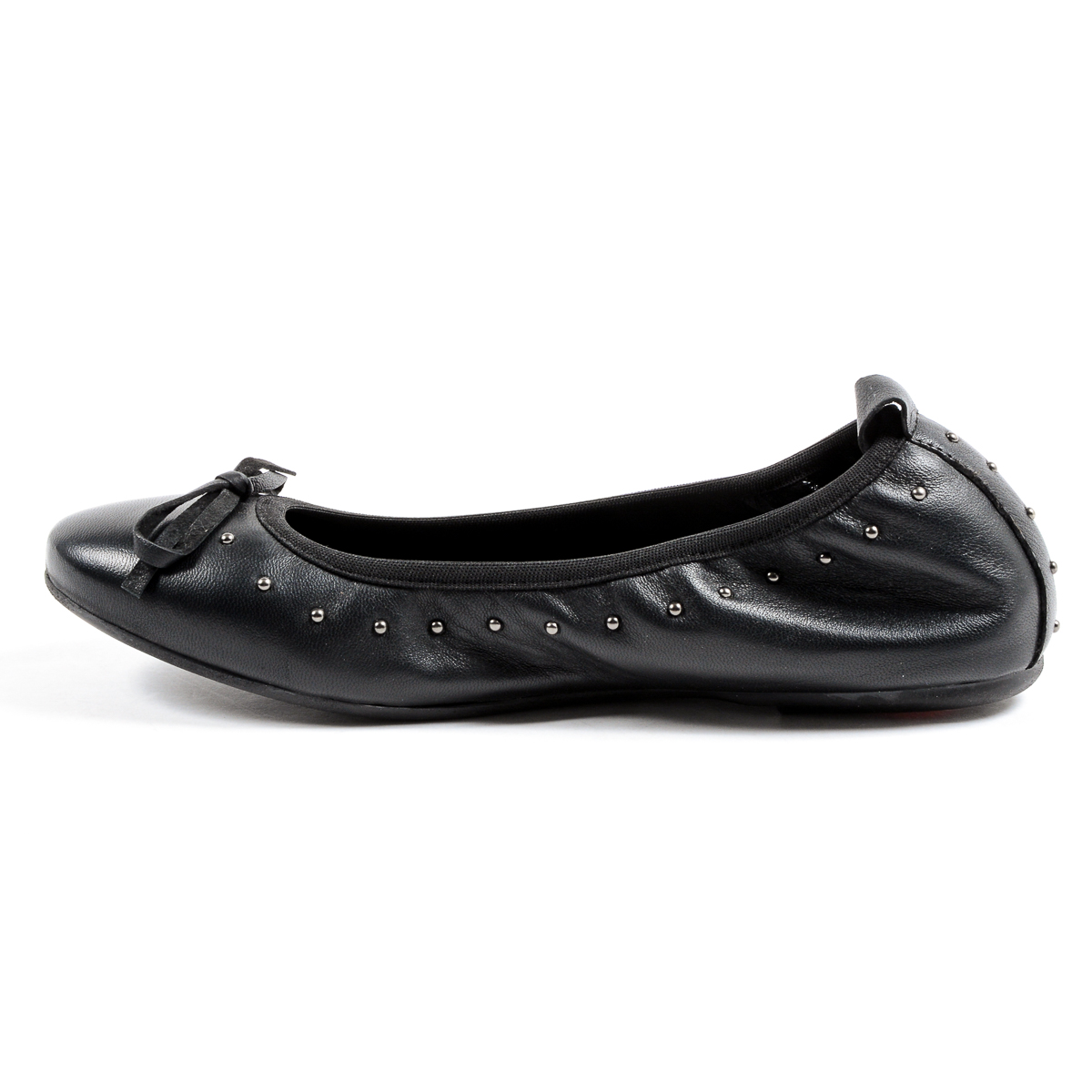 Andrew Charles Womens Soft Ballerina Black ALICIA