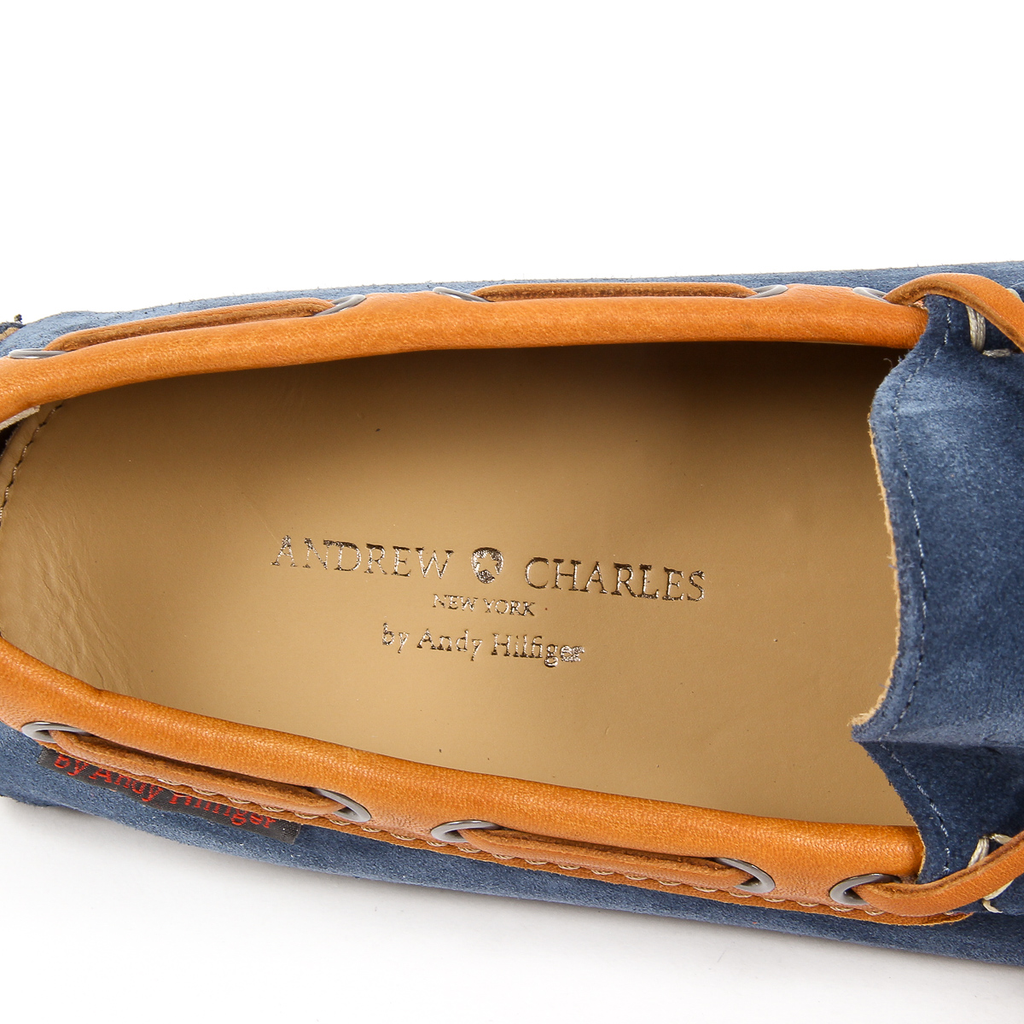 Mocasín Andrew Charles para hombre azul ROBERT