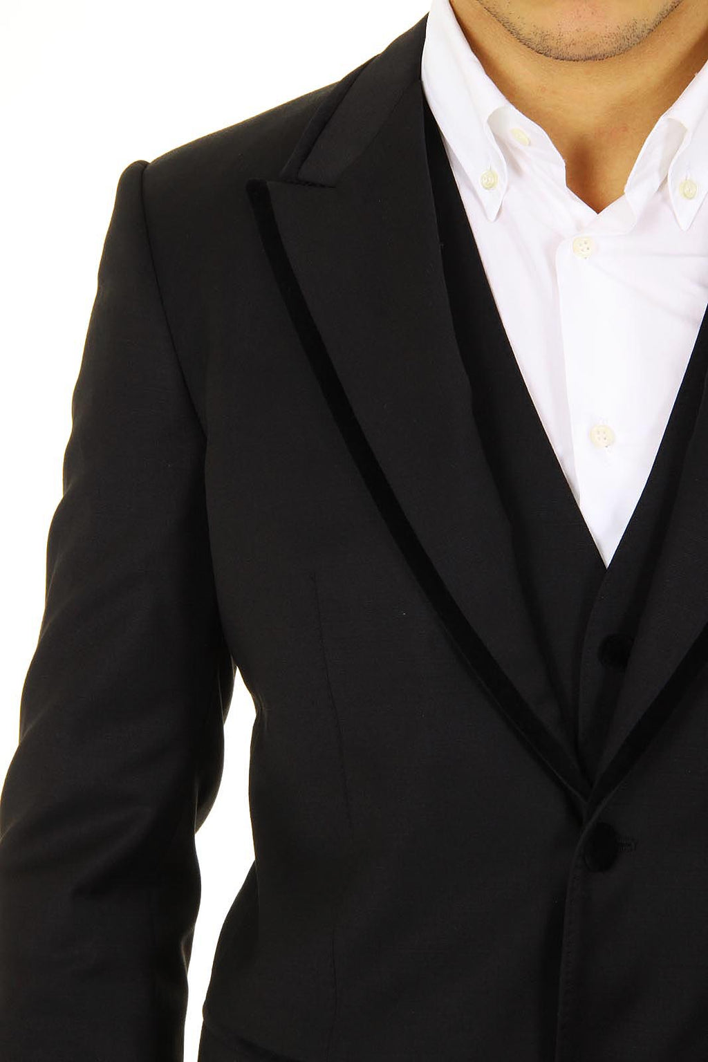 Dolce & Gabbana traje con chaleco para hombre G1FFMT FUBCT N0000