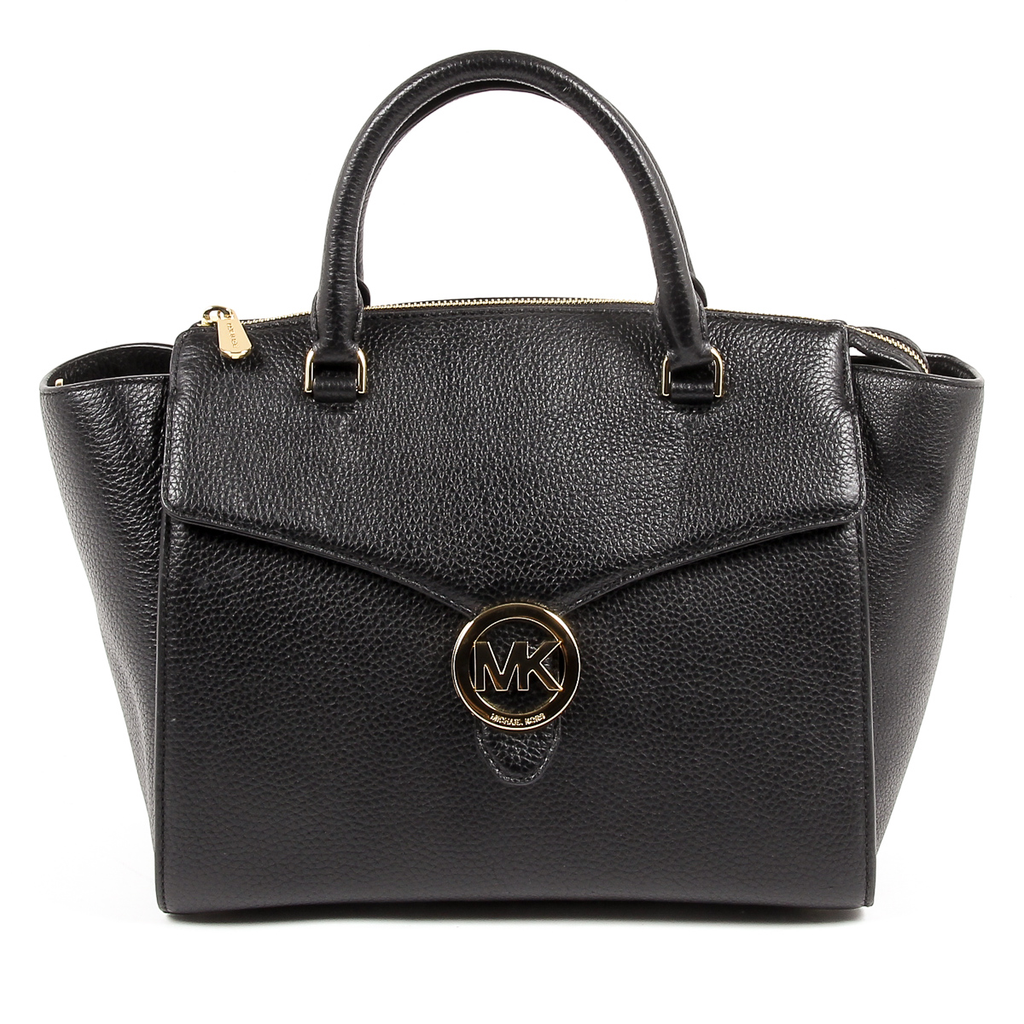 Michael Kors Womens Handbag VANNA 35T7GV3S3L BLACK