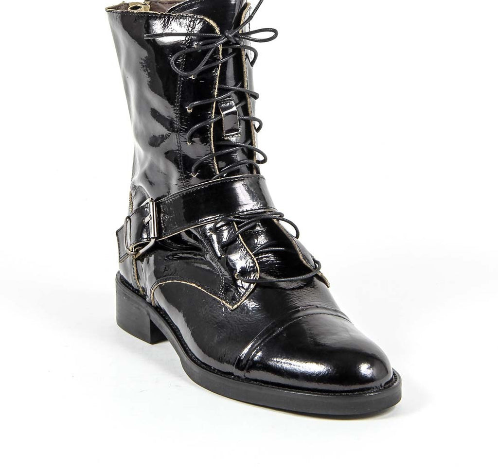 Bota Corta Mujer V 1969 Italia S03 VERNICE NERO
