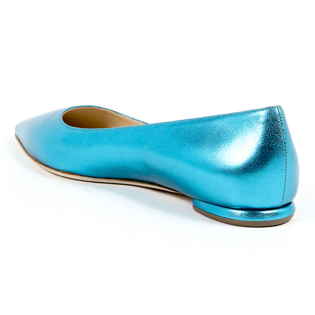 Andrew Charles Womens Ballerina Light Blue SONIA