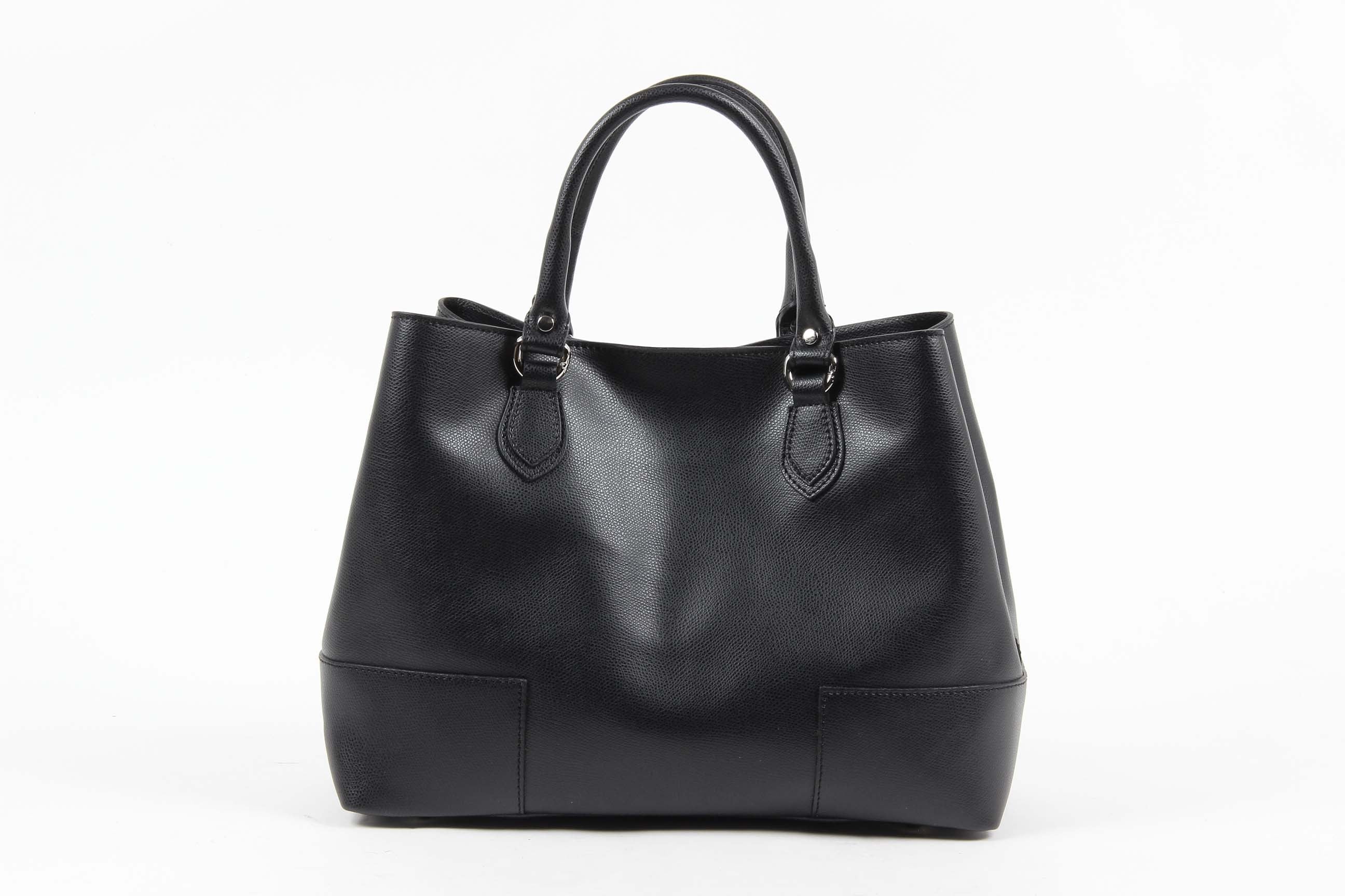 Bolso de mano para mujer V 1969 Italia V013-S SAFFIANO NEGRO