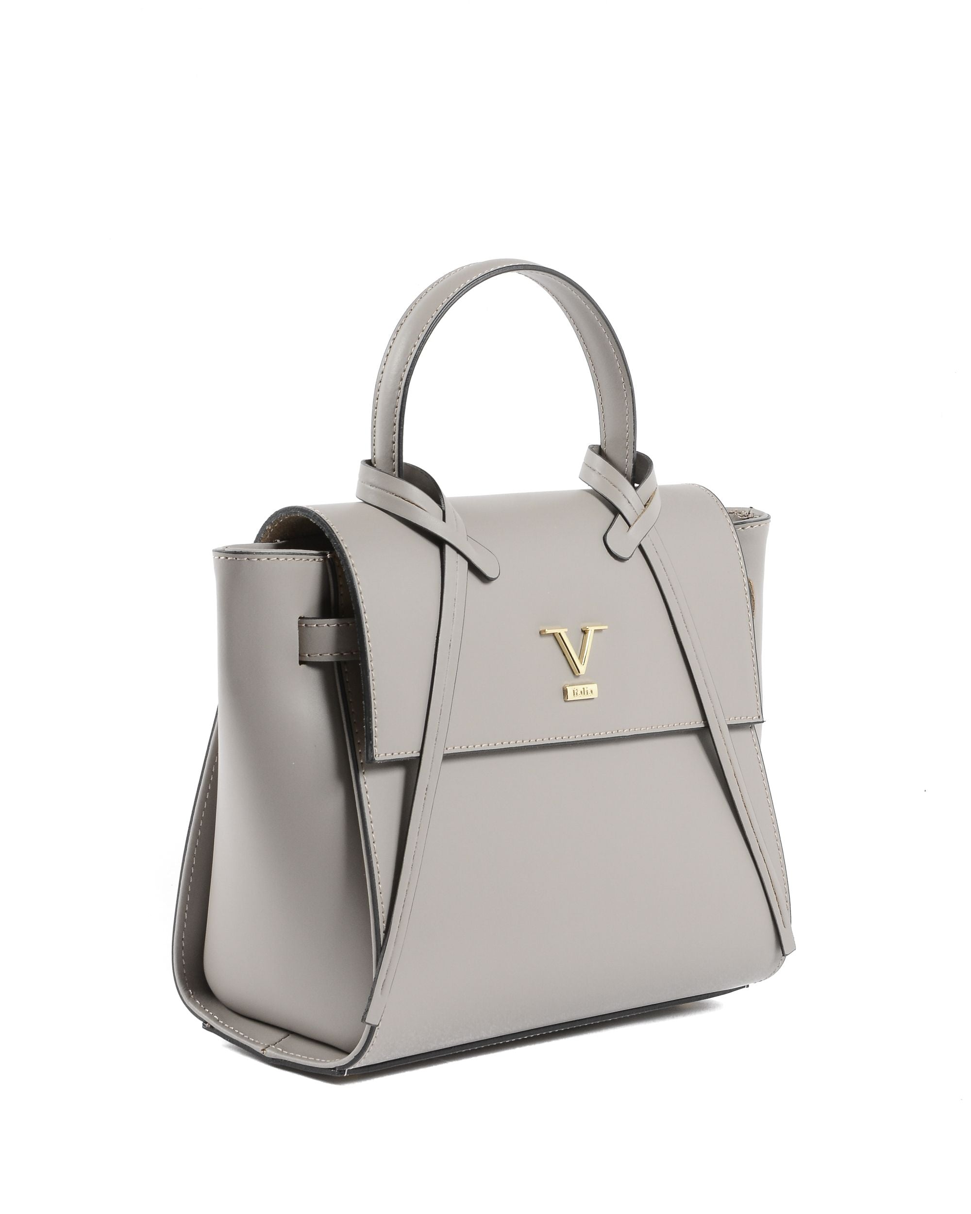 Bolso de mano para mujer V Italia V030-G RUGA TAUPE