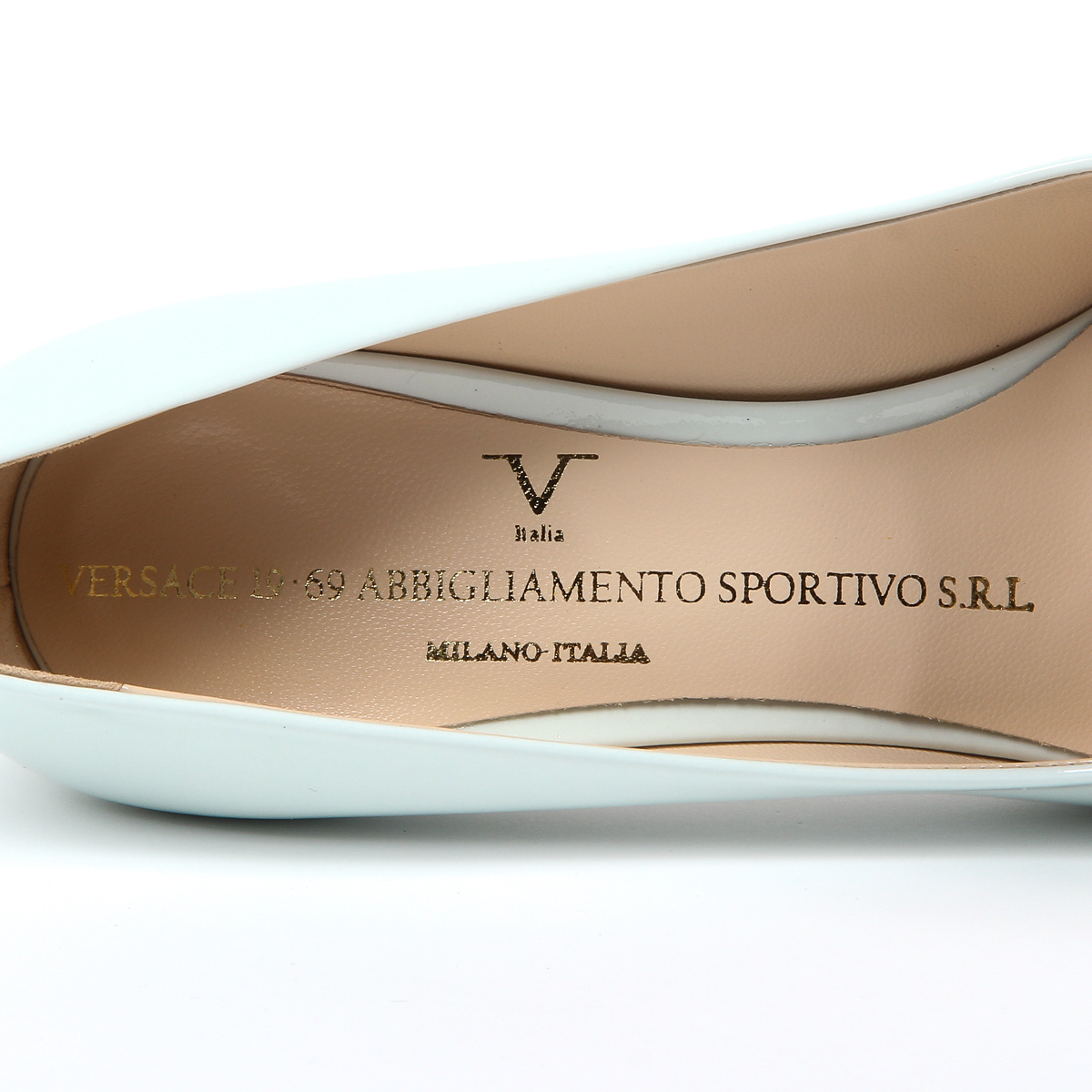 V 1969 Italia Womens Pump Light Blue MINA