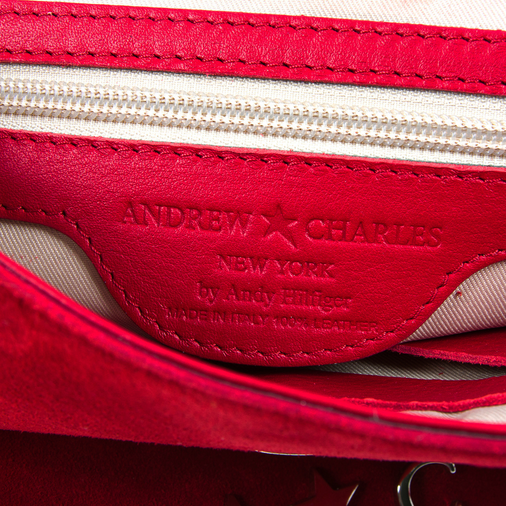 Bolso de mano para mujer Andrew Charles rojo ROSS