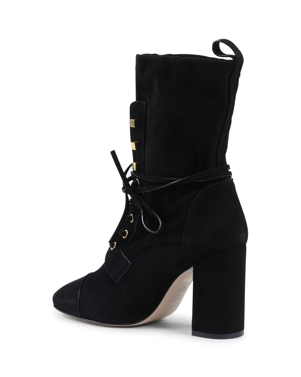Bota corta Stuart Weitzman para mujer, color negro, VERUKA