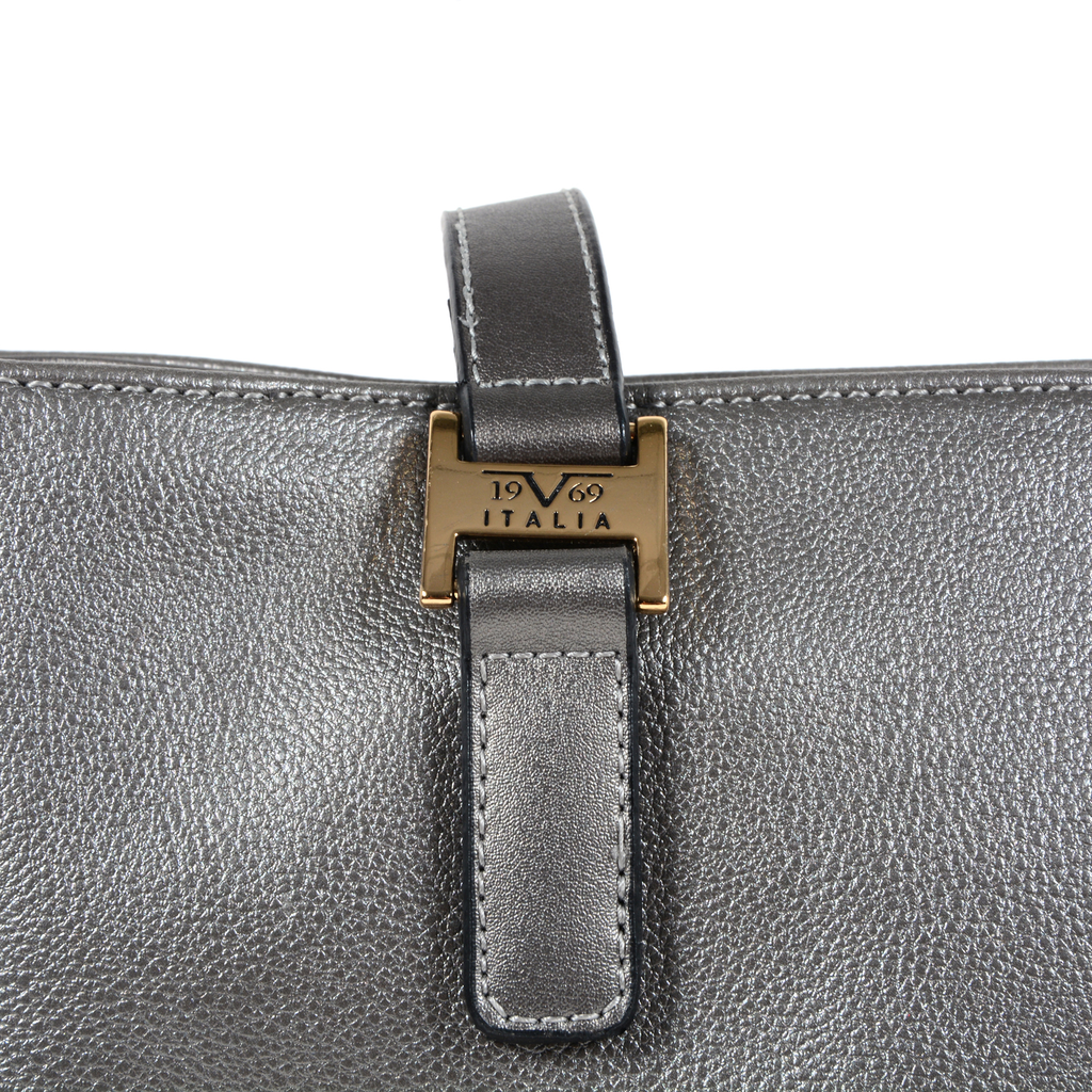 V 1969 Italia Womens Handbag Silver PORTO