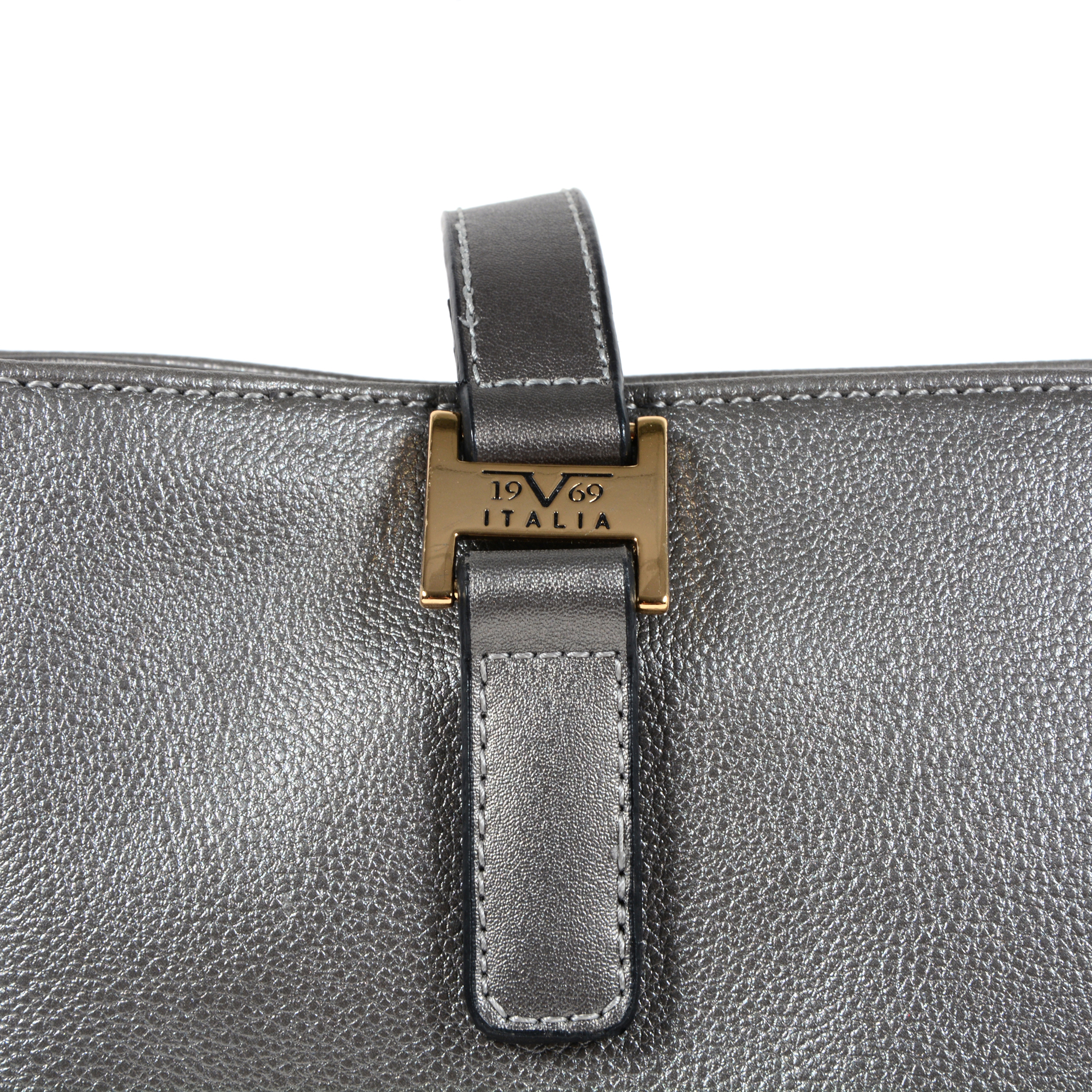 V 1969 Italia Womens Handbag Silver PORTO
