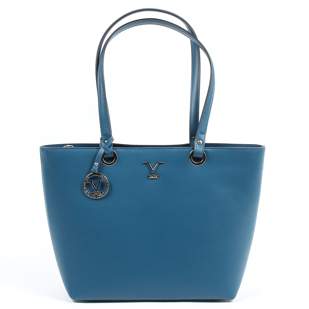 V 1969 Italia Bolso Mujer V009-S RUGA PETROLIO