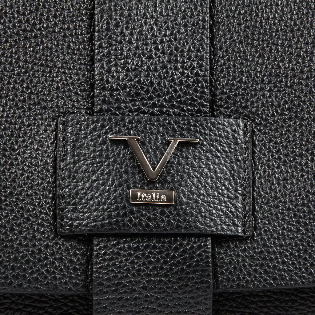 V 1969 Italia Womens Handbag Black ELLY
