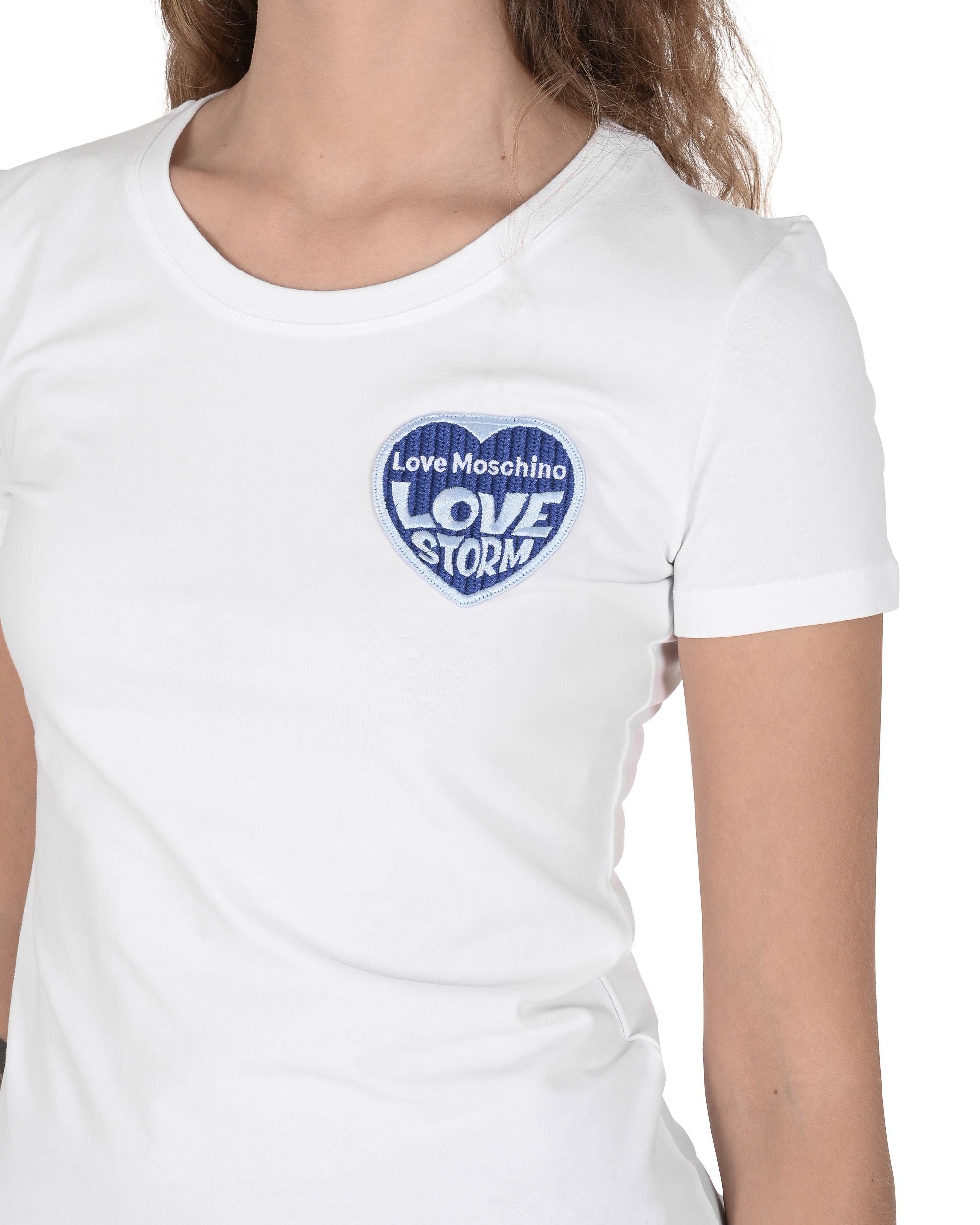 Camiseta Love Moschino para mujer W 4 H19 80 E 1951 4119 MULTI