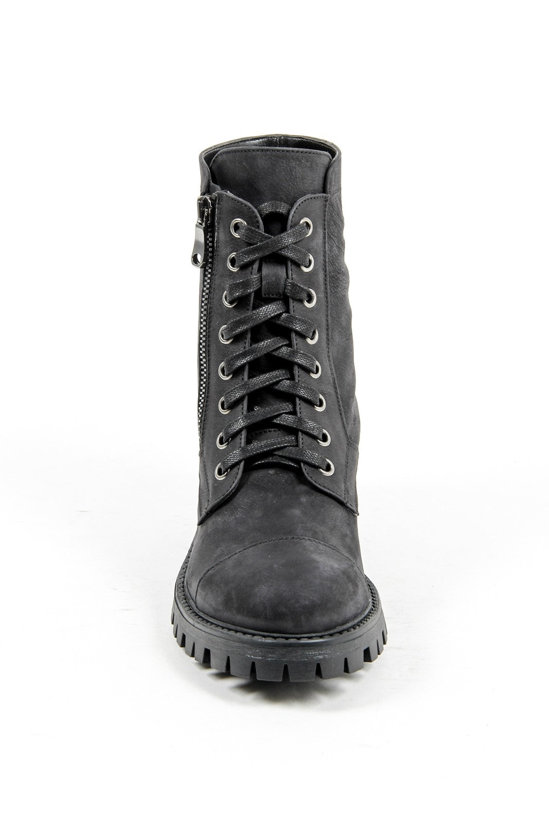 Bota corta para mujer V 1969 Italia B1476 NABUK NERO