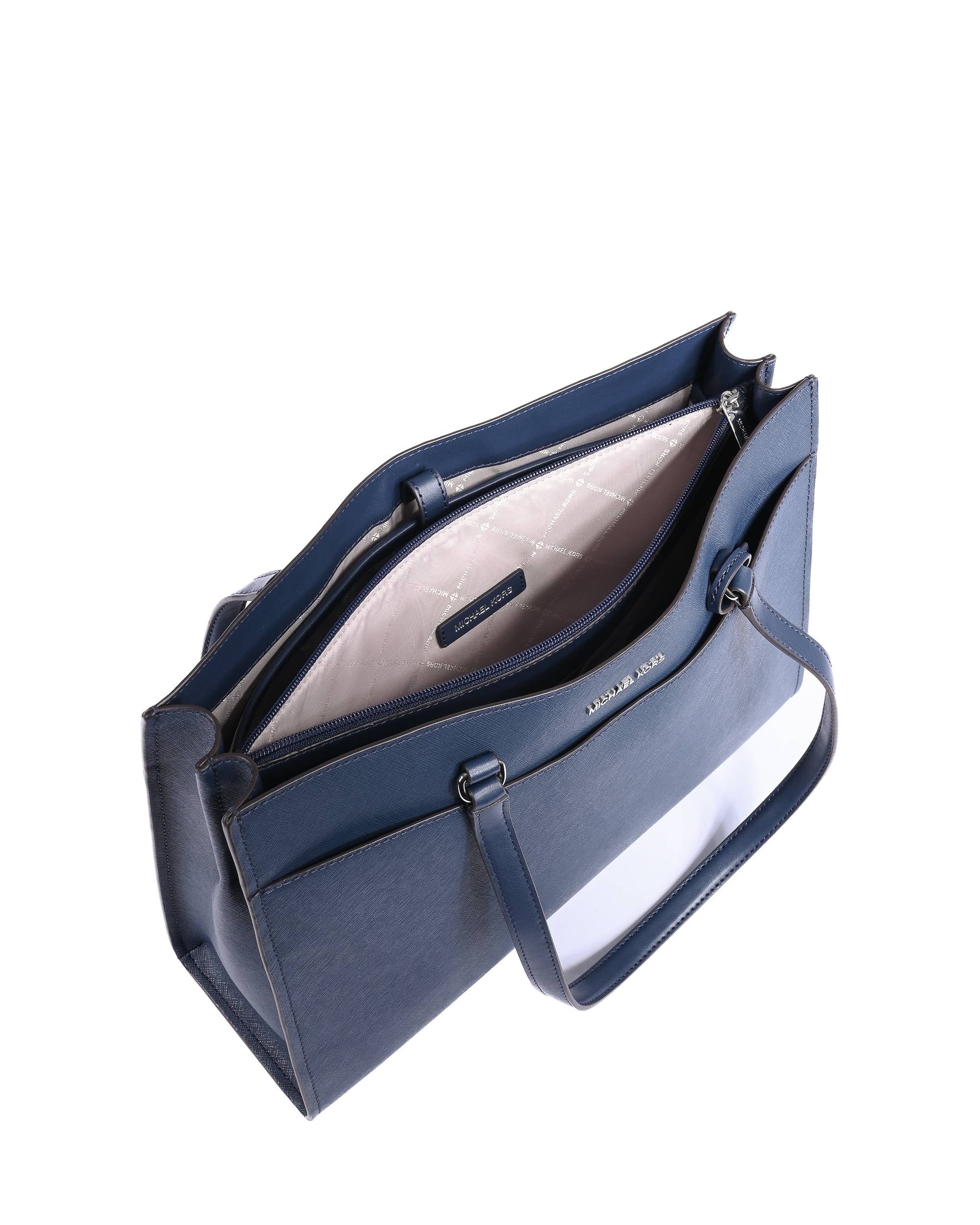 Bolso de mano Michael Kors para mujer 35F4STVT9L AZUL MARINO