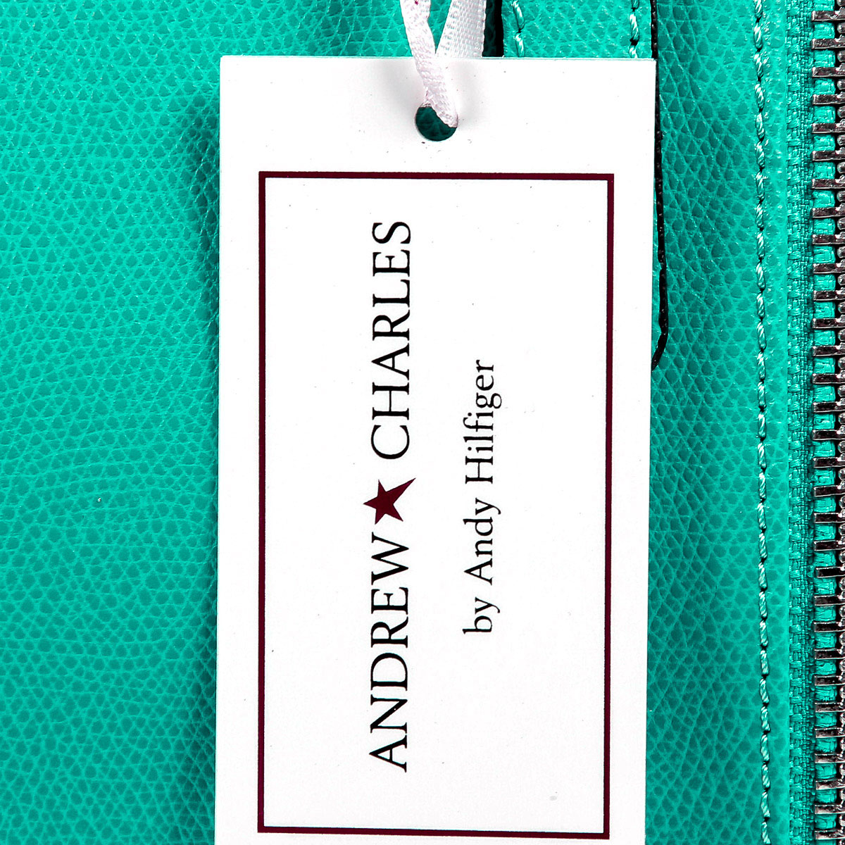 Andrew Charles Womens Handbag Green ETHEL