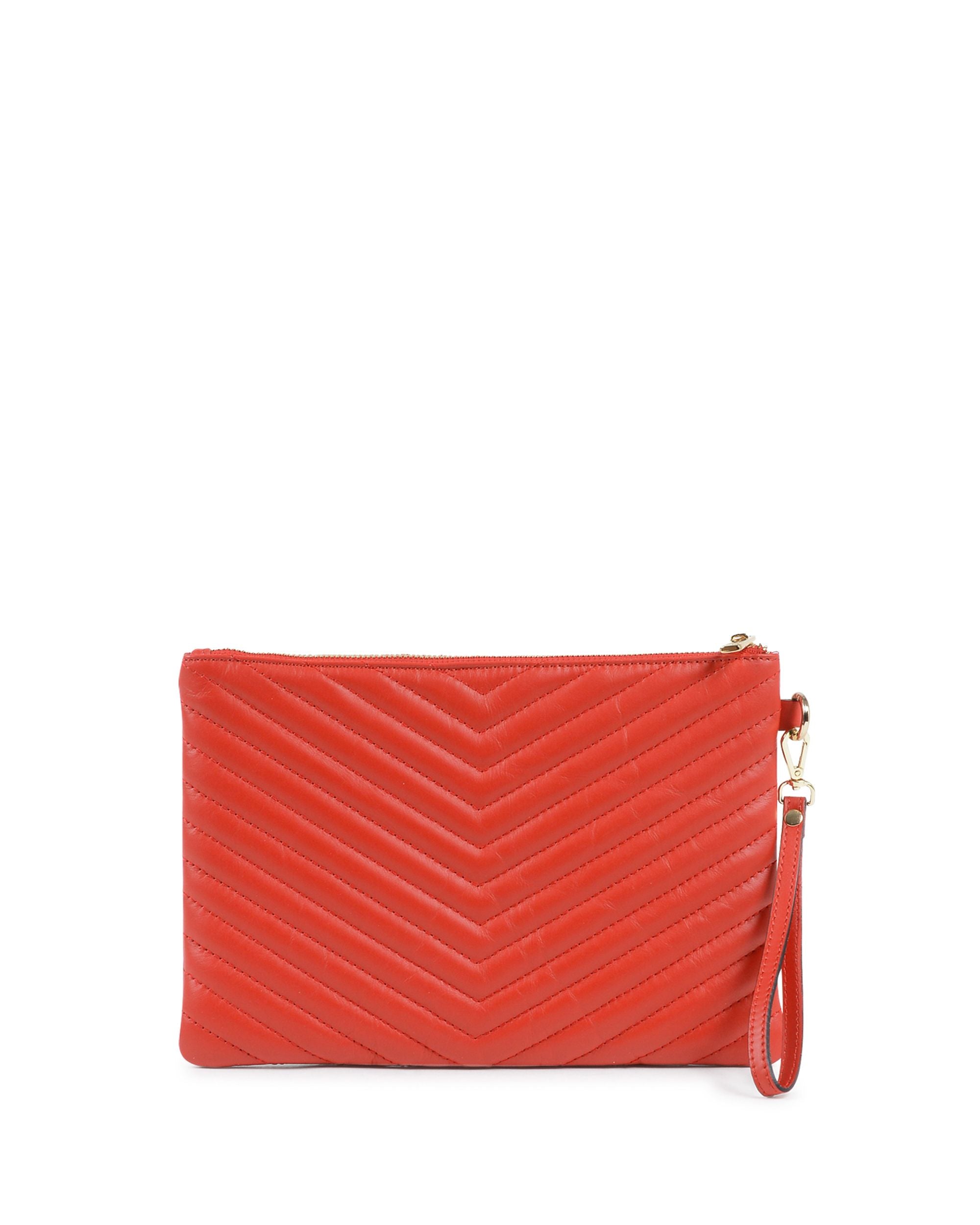 Bolso de mano para mujer V Italia rojo V613 52 SAUVAGE GINGER