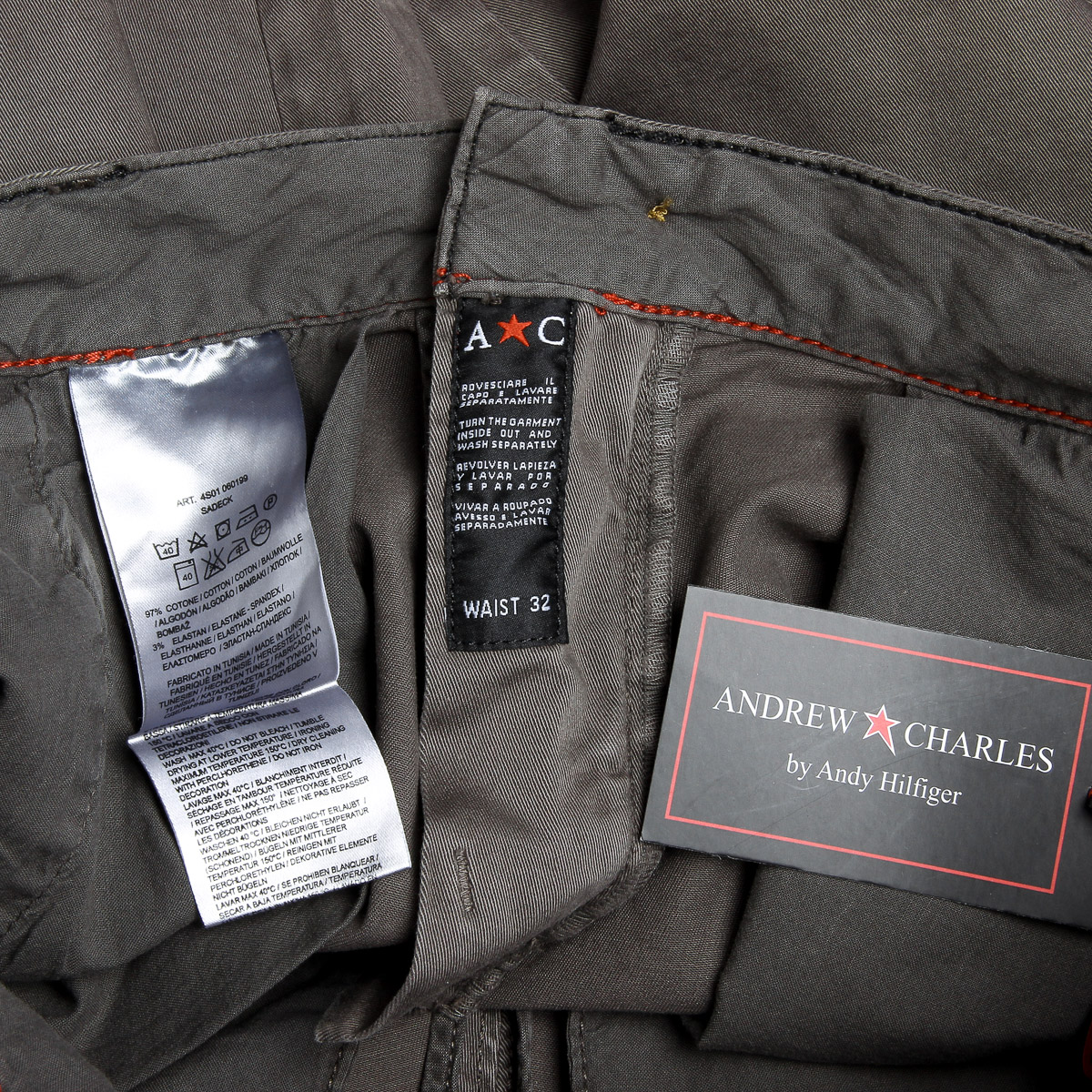 Pantalones cortos para hombre Andrew Charles marrón SADECK