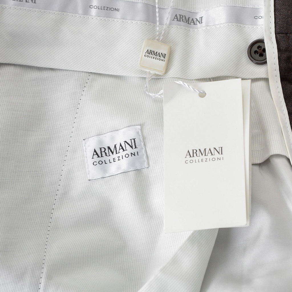 Armani Collezioni Mens Pants Grey