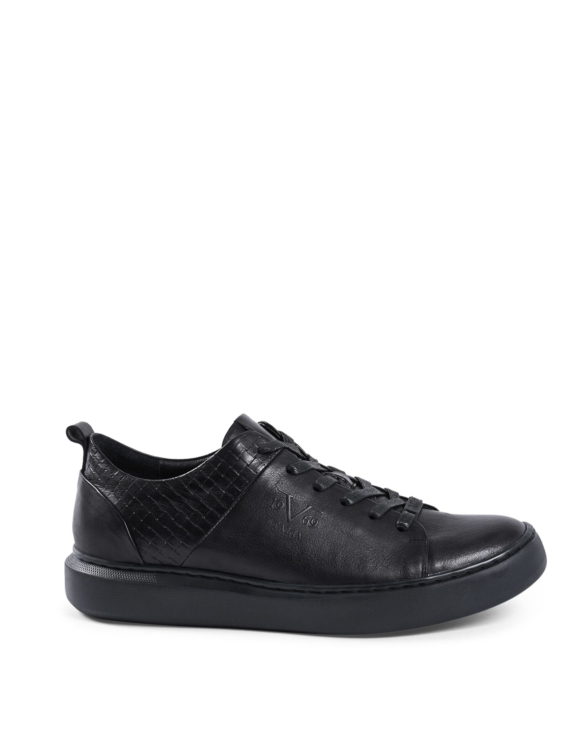 19V69 Italia Zapatillas de hombre negras YO JZD18-1LA NEGRAS