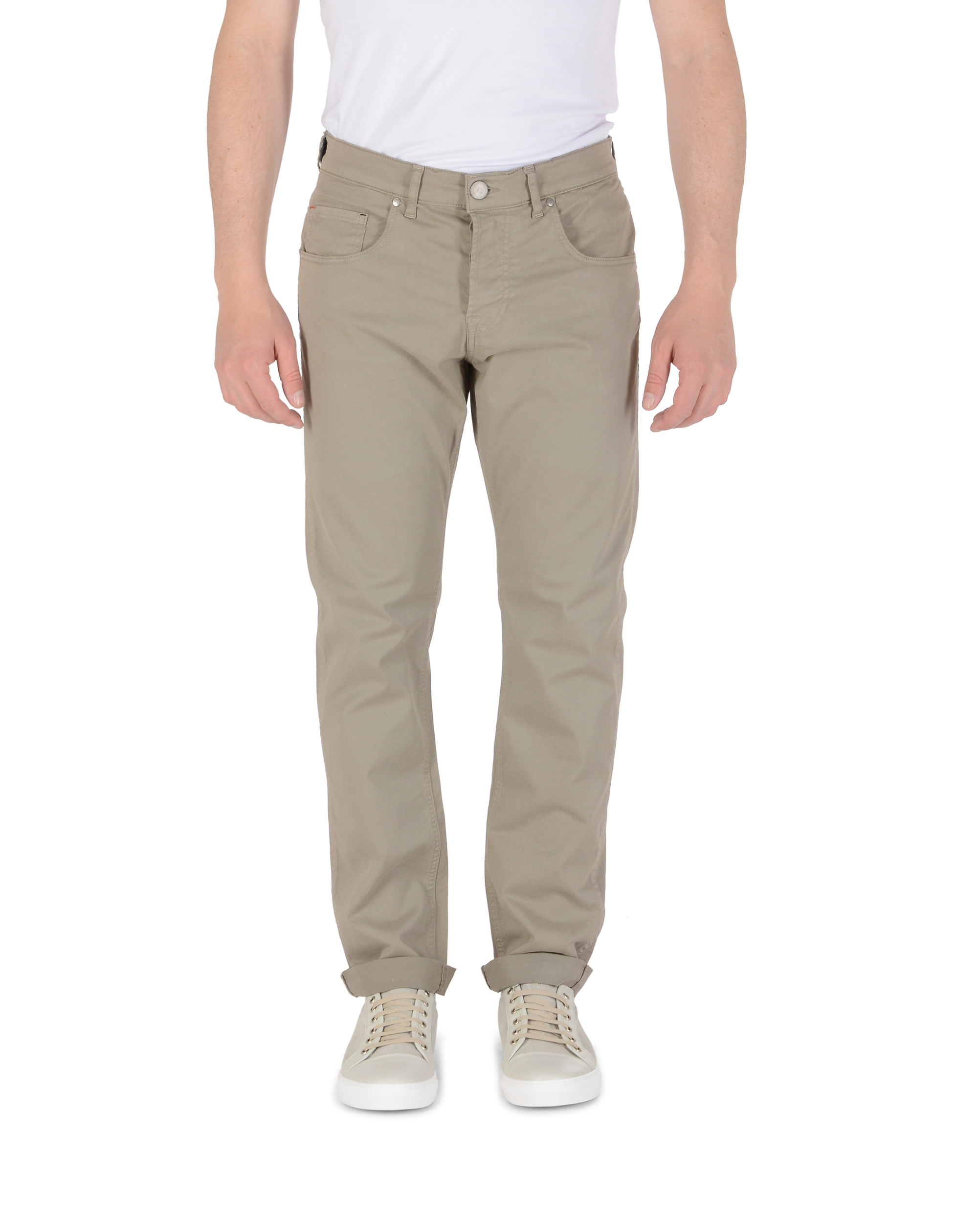 Andrew Charles Mens Trousers Regular Fit FRANK TAUPE