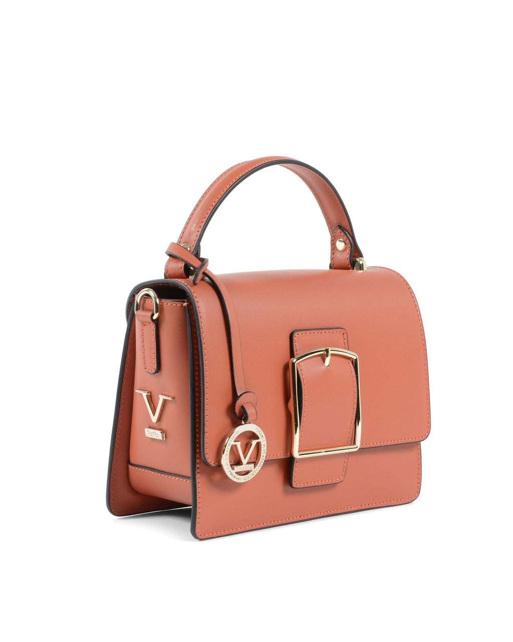 Bolso de mano para mujer V Italia marrón V505 52 RUGA MATTONE