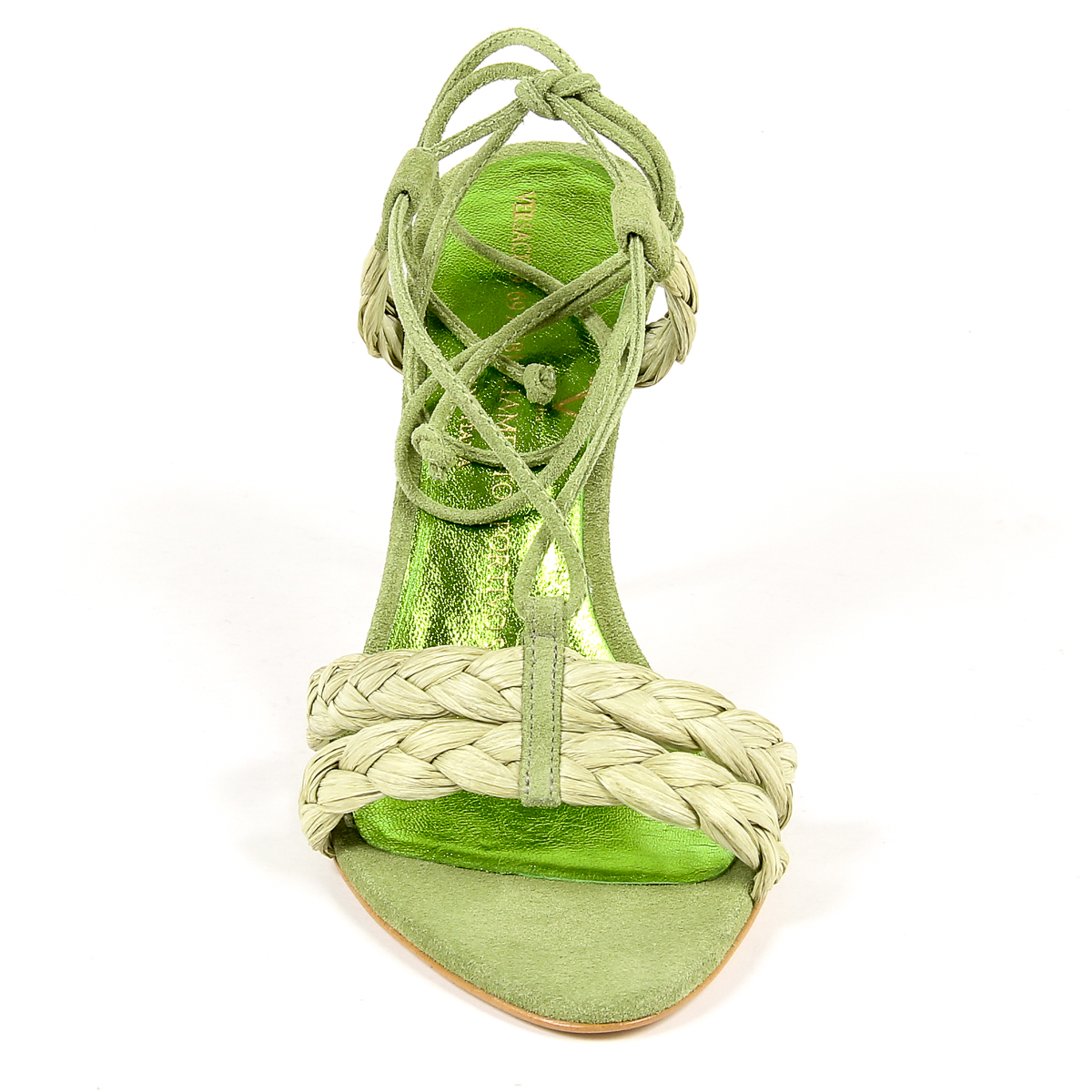 Sandalia V 1969 Italia para mujer verde LETITIA