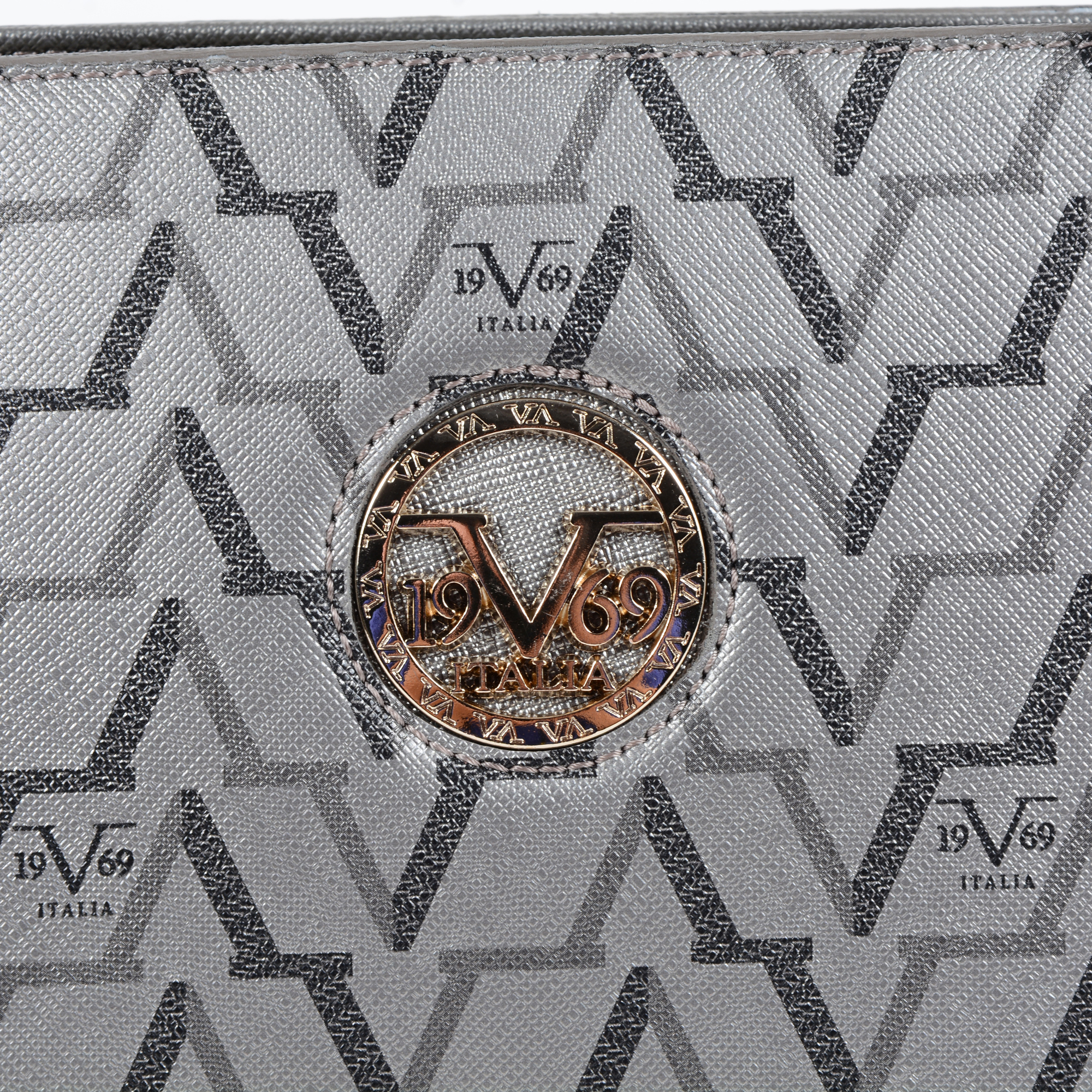 19V69 Italia Womens Handbag Silver 3604 SILVER