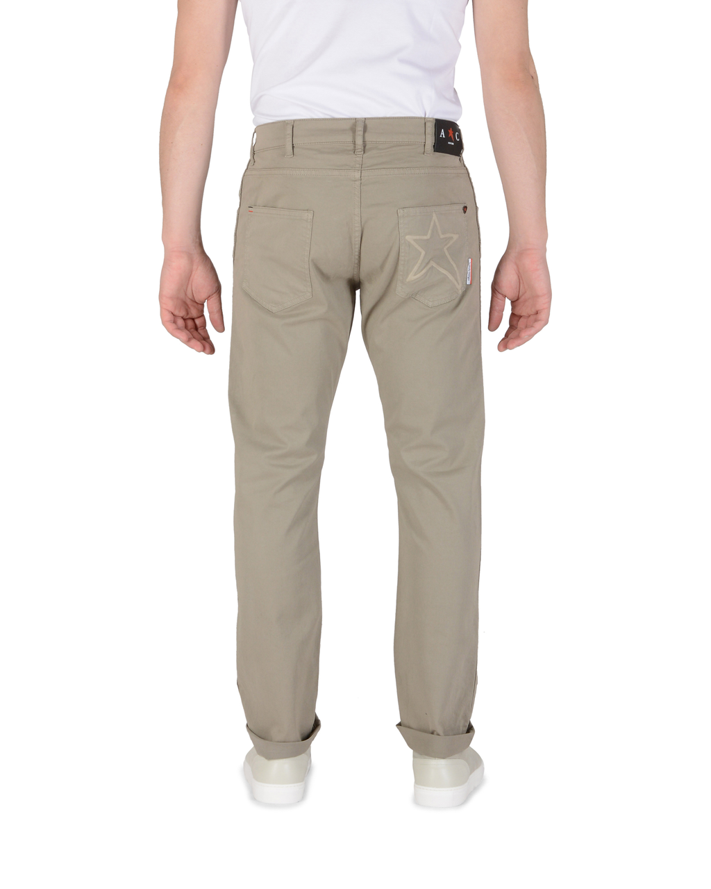 Andrew Charles Mens Trousers Regular Fit FRANK TAUPE