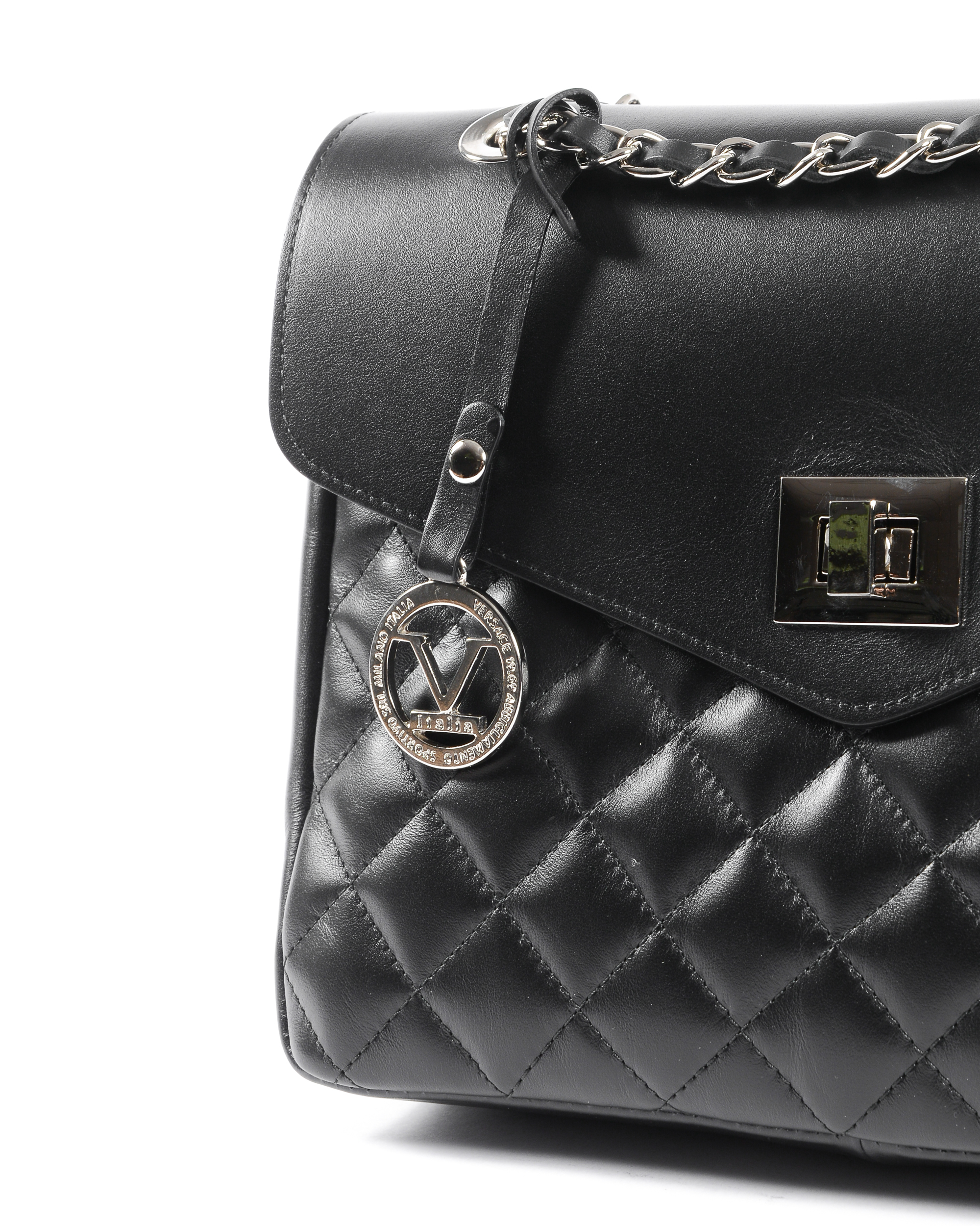 Bolso de mano para mujer V 1969 Italia Negro BEATRICE