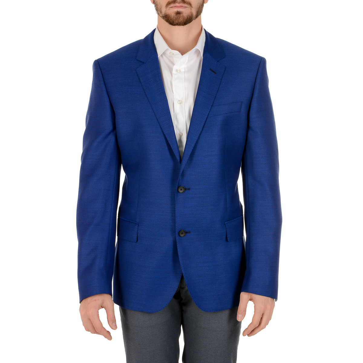 Chaqueta Hugo Boss para hombre de manga larga azul HUTCH