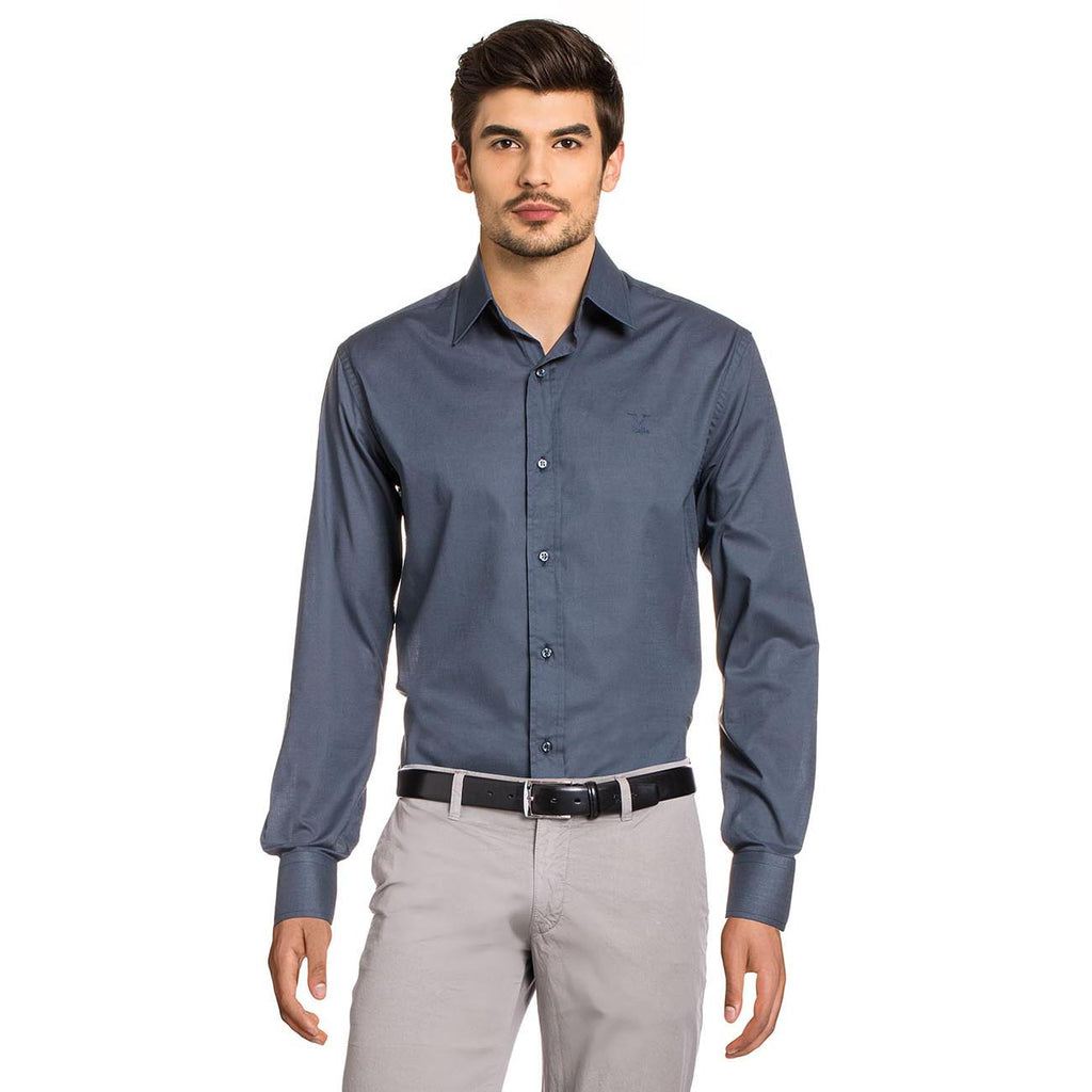 Camisa clásica moderna de corte V 1969 Italia para hombre 377 ART. 02