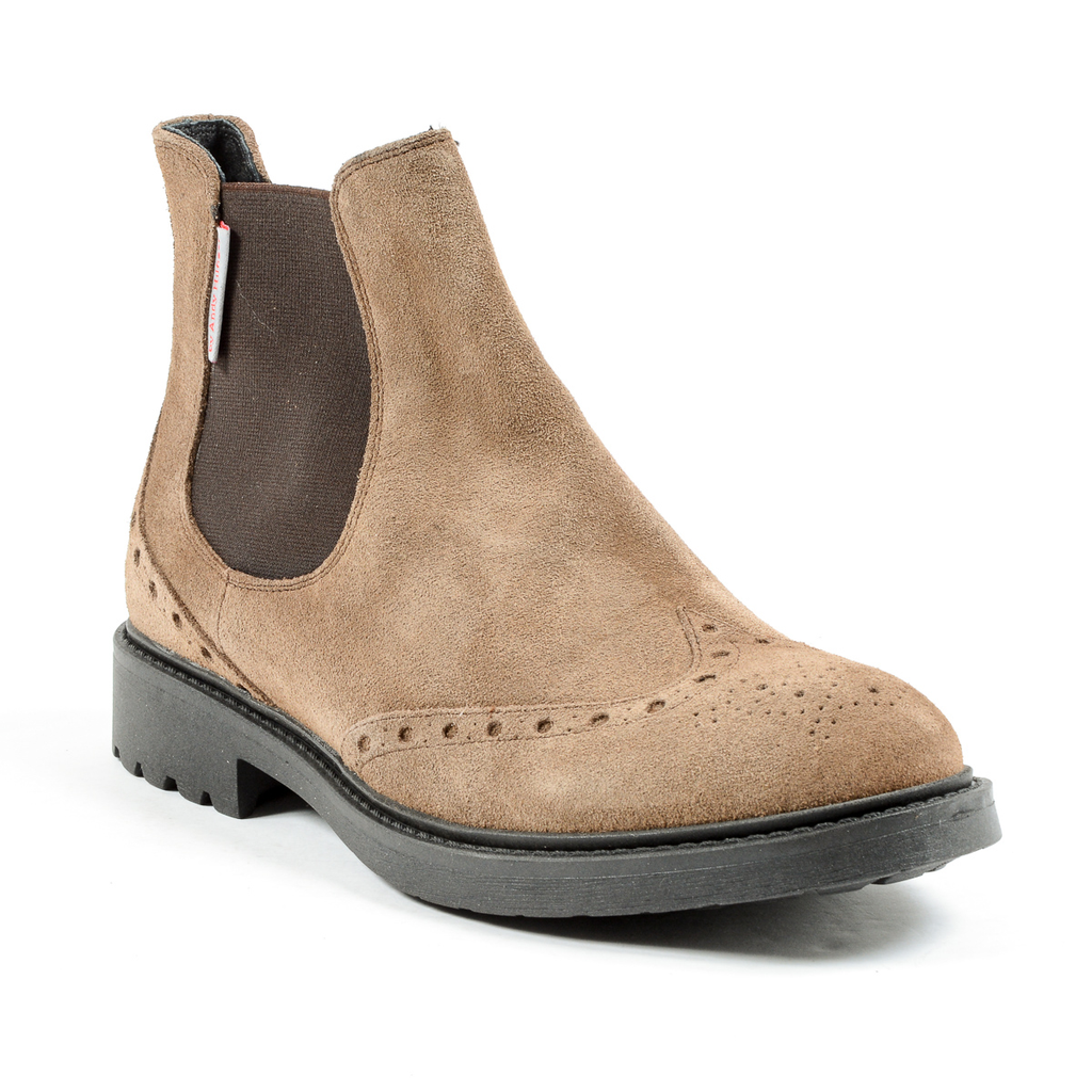 Andrew Charles Mens Ankle Boot Taupe BOB