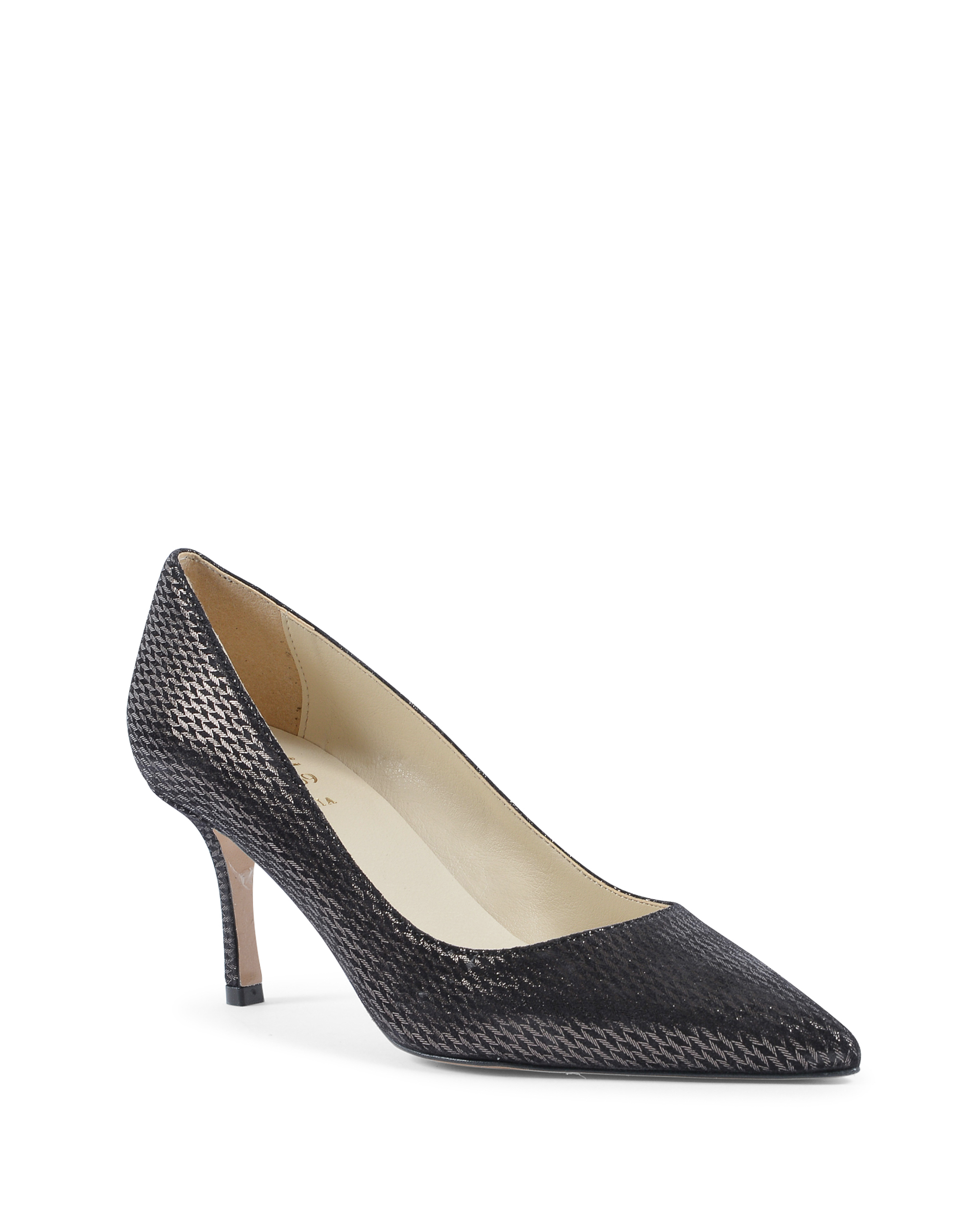 19V69 Italia Zapatos de salón para mujer negros INES65 ANTE DE BECERRO NERO