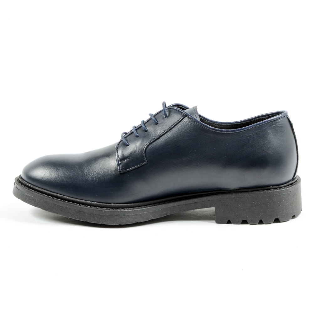 Andrew Charles Mens Lace Up Shoe Blue JIMI