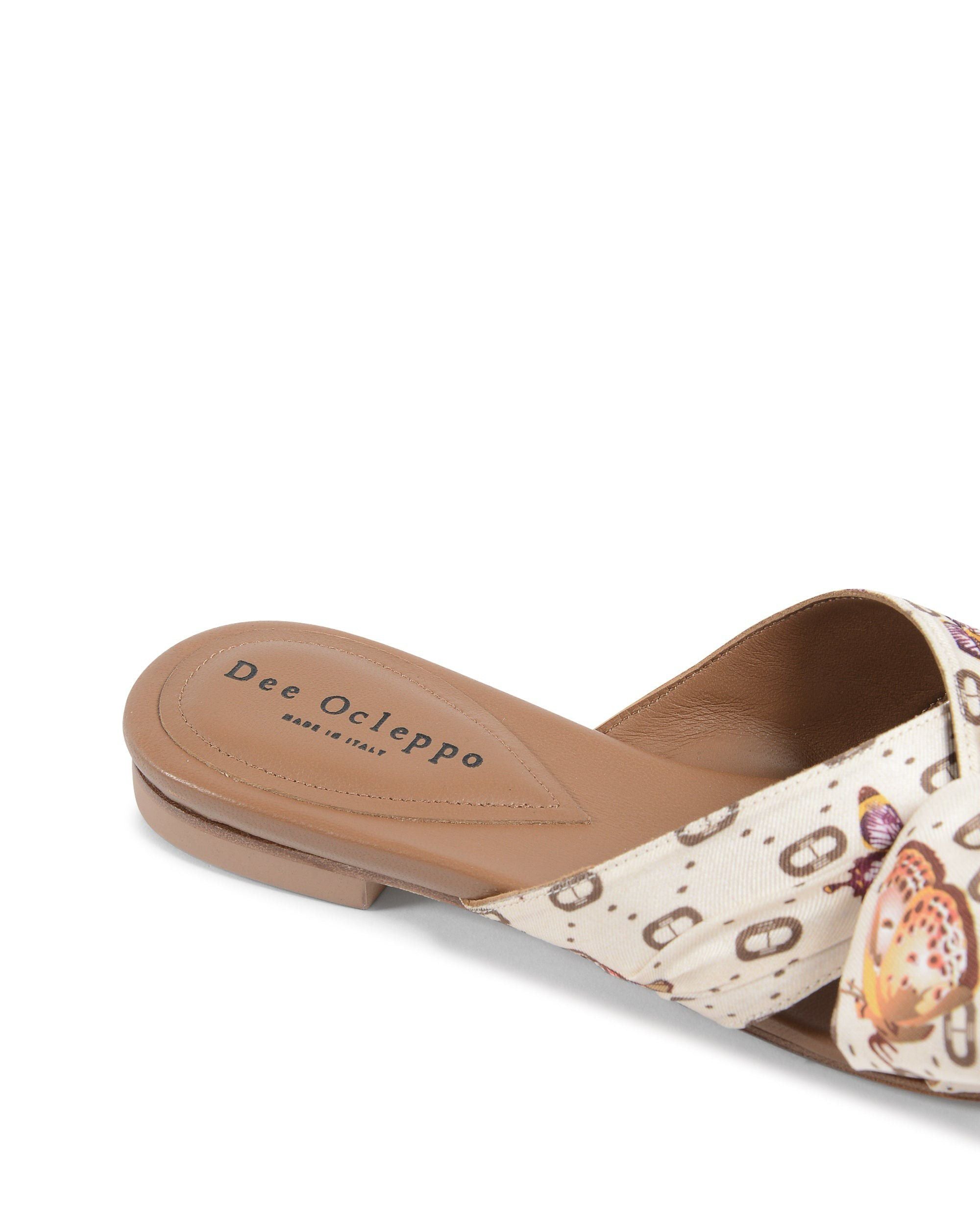 Emma Bow Mule color tostado