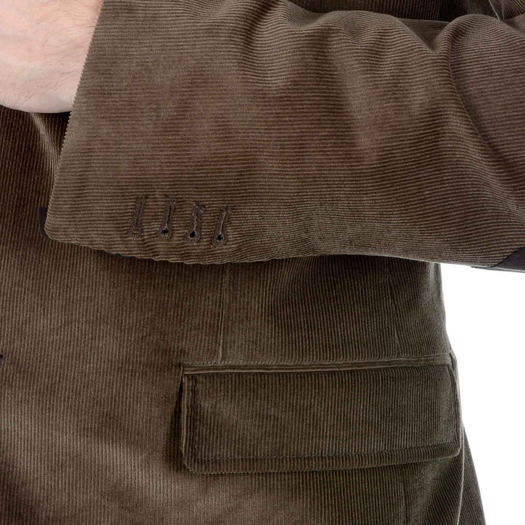 Chaqueta Pal Zileri para hombre, manga larga, marrón