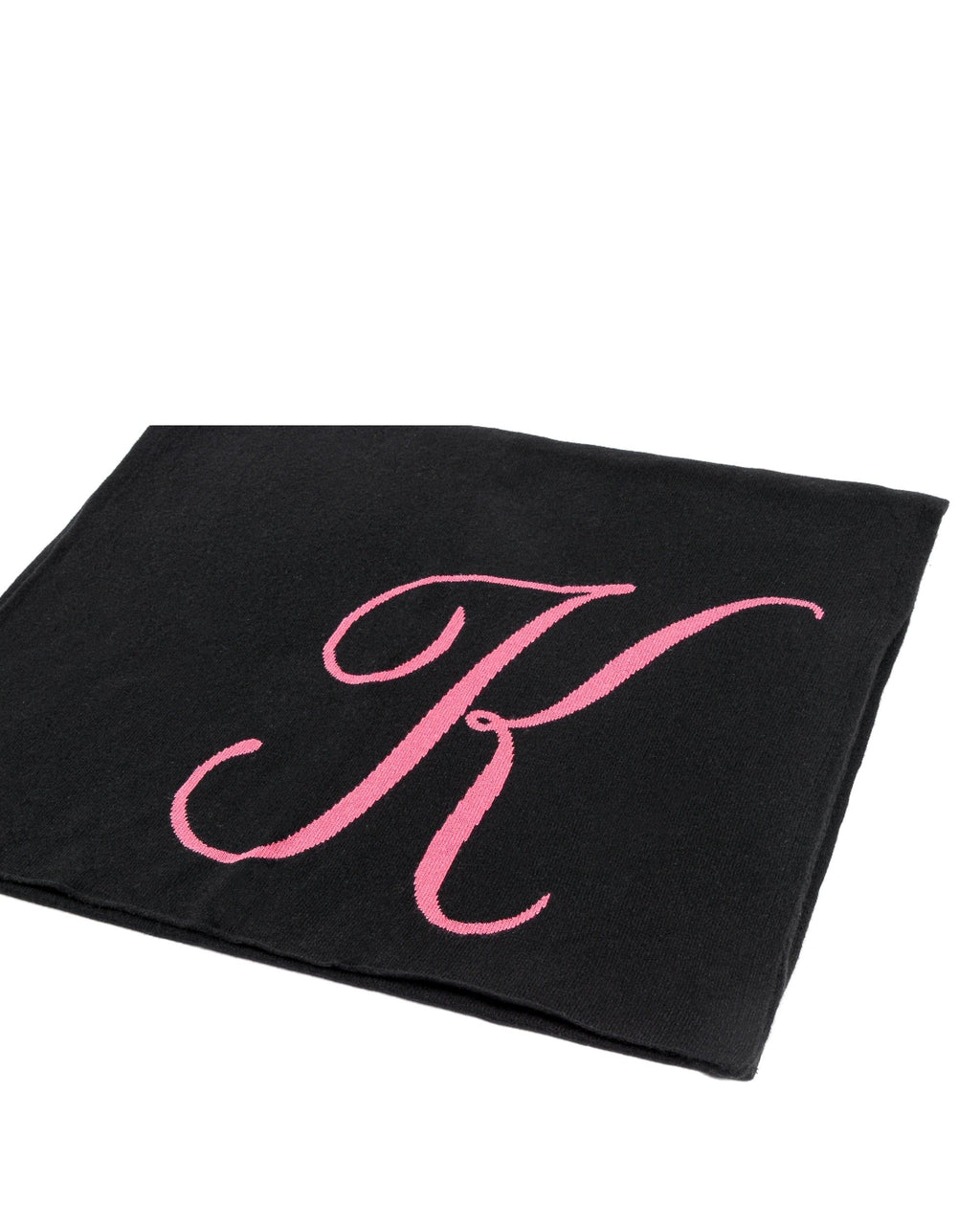 Bufanda con monograma de Dee Ocleppo DEAN VILLAGE BLACK K