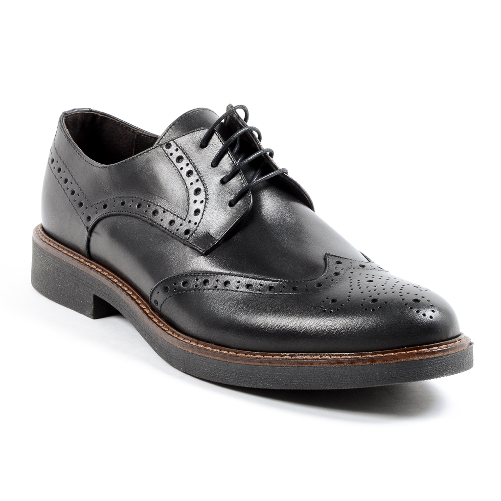 Andrew Charles Mens Brogue Shoe Black IGGY