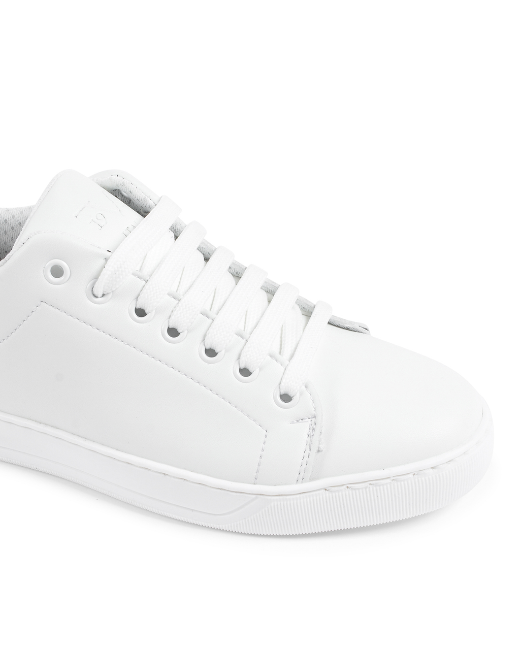 19V69 Italia Mens Sneaker White Black 2120 PELLE BIANCO PELLE NERO
