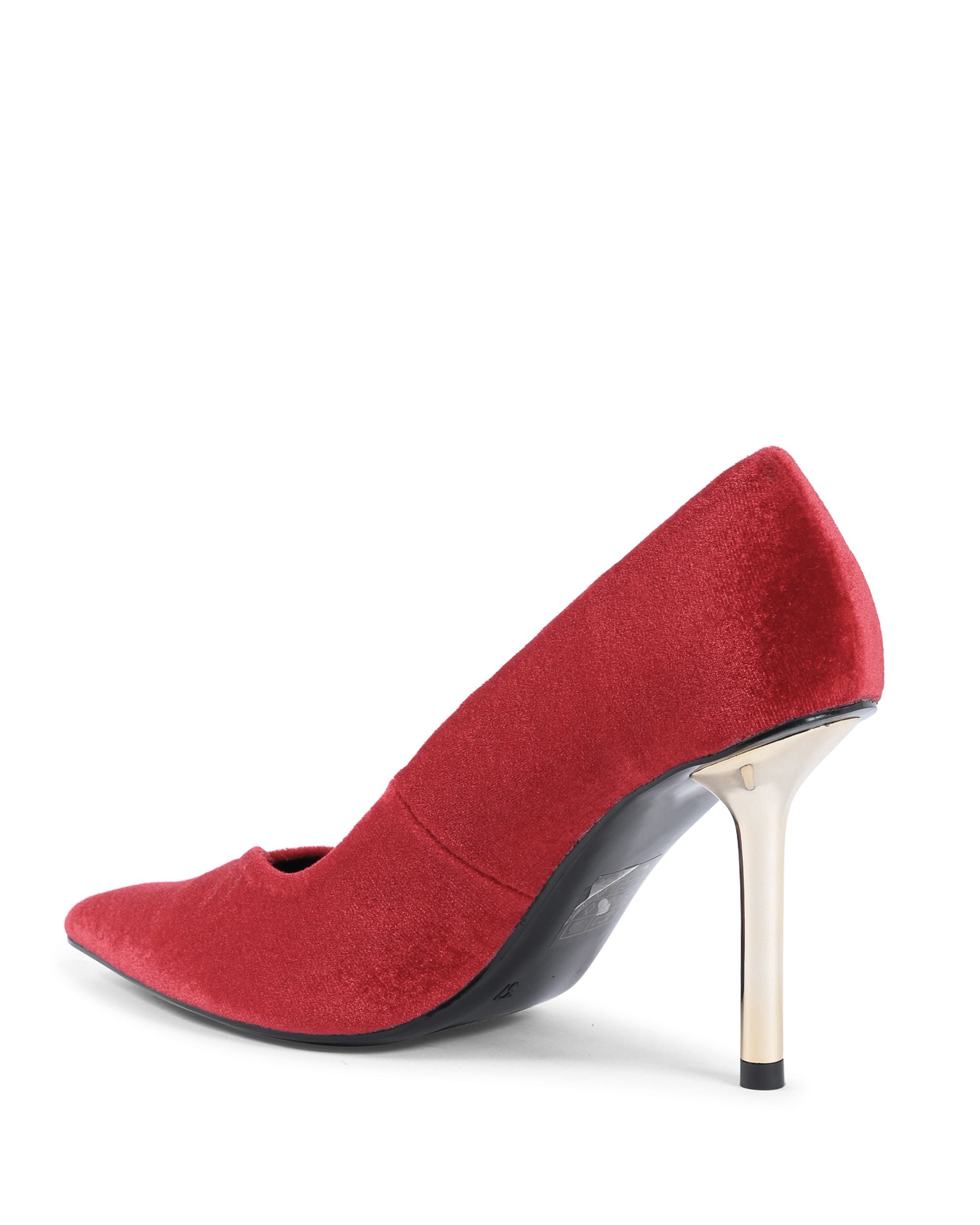 19V69 Italia Zapatos de salón para mujer rojos HF091 ROSSO