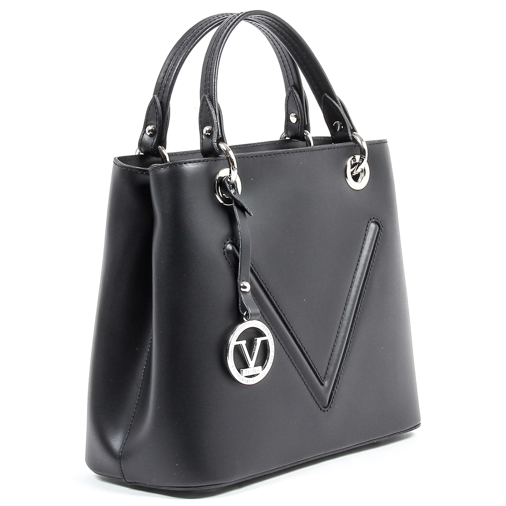 Bolso de mano para mujer V 1969 Italia V004-S RUGA NERO