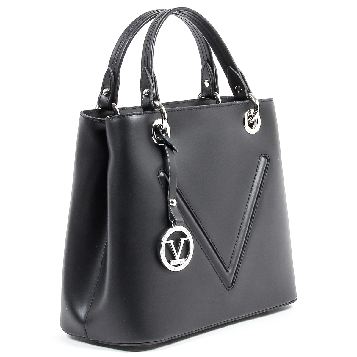 Bolso de mano para mujer V 1969 Italia V004-S RUGA NERO