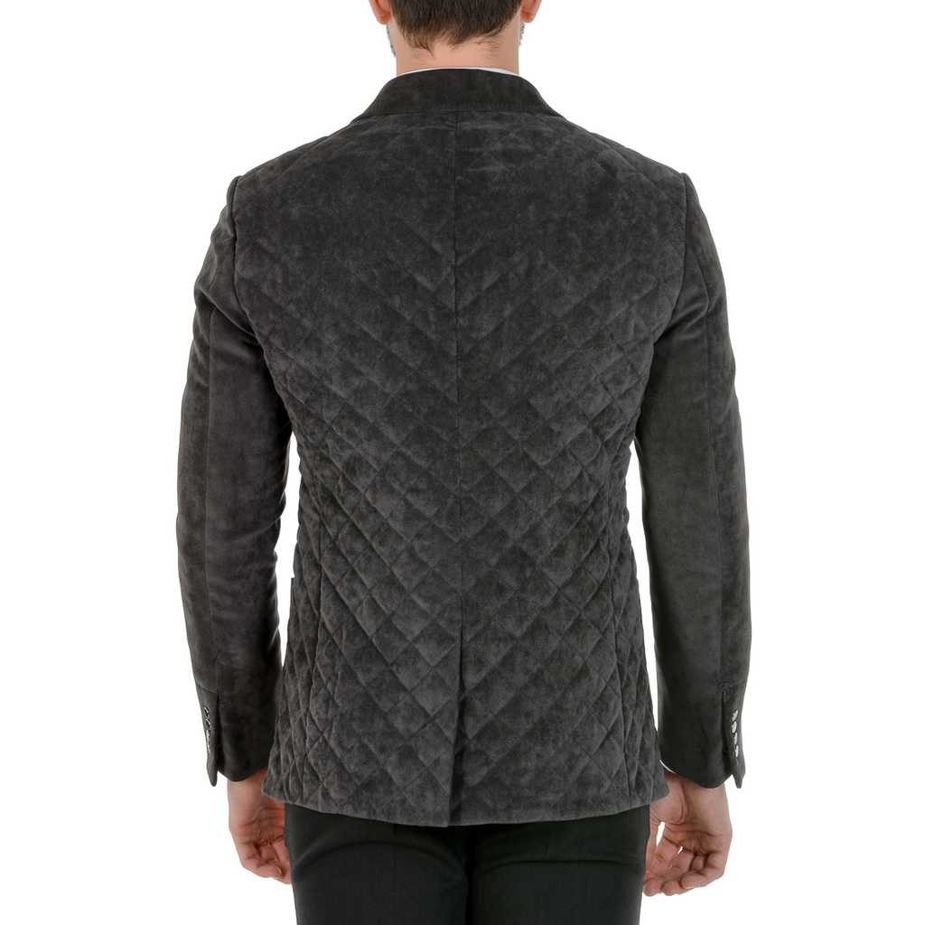 Corneliani Mens Jacket Long Sleeves Dark Grey