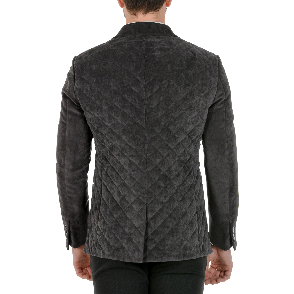 Corneliani Mens Jacket Long Sleeves Dark Grey
