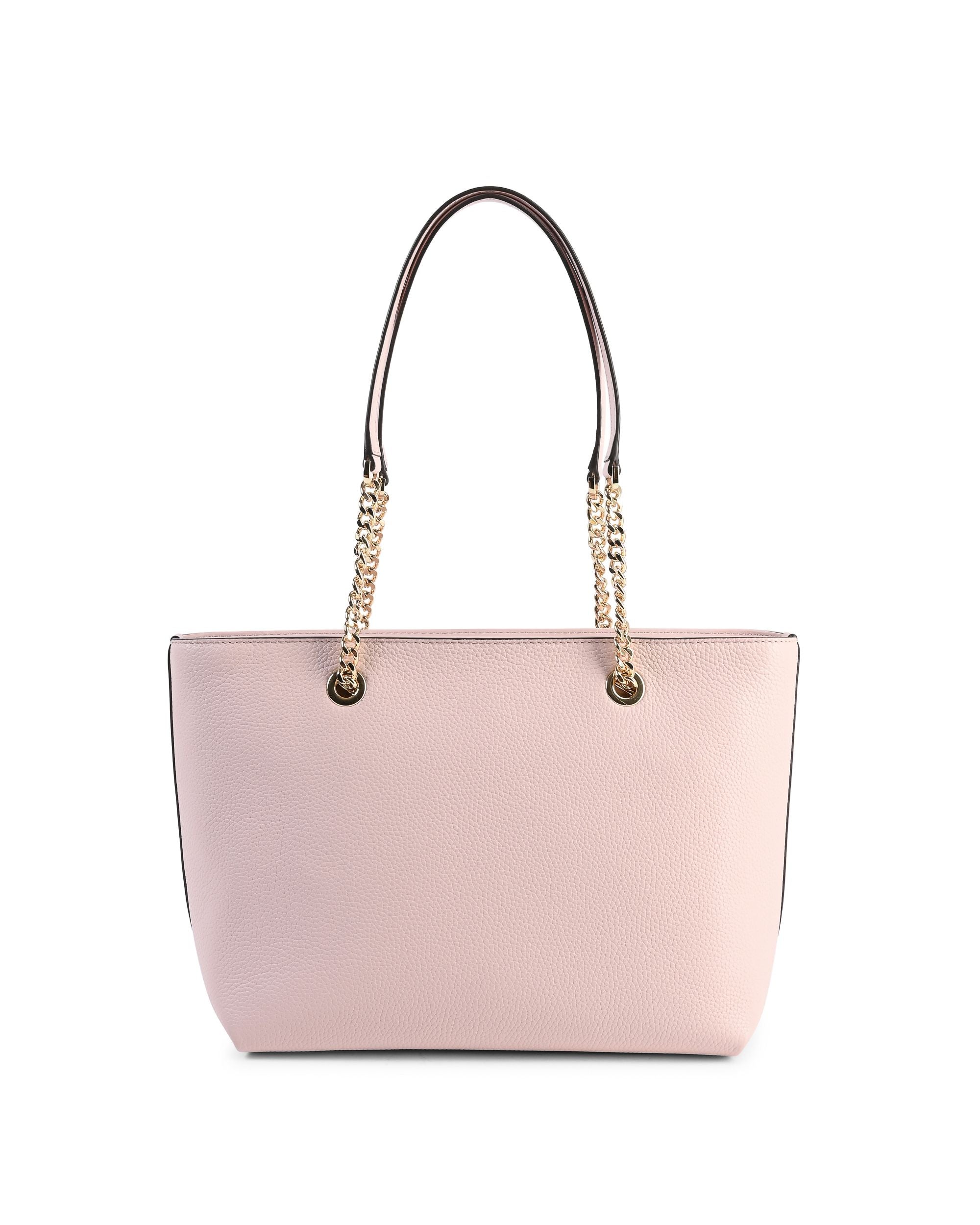 Bolso tote mediano con cadena y cremallera delantera de Michael Kors 35F2GTTT2L POWDER BLUSH