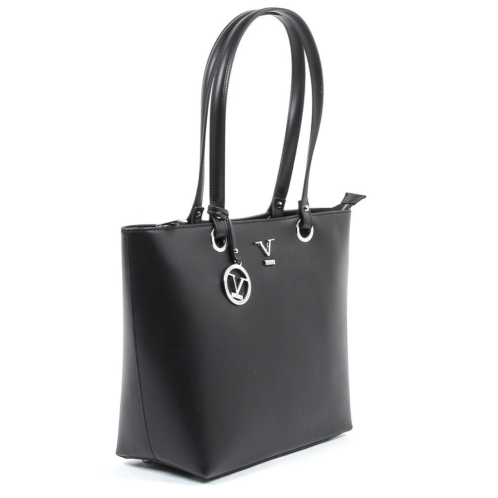 Bolso de mano para mujer V 1969 Italia V009-S RUGA NERO
