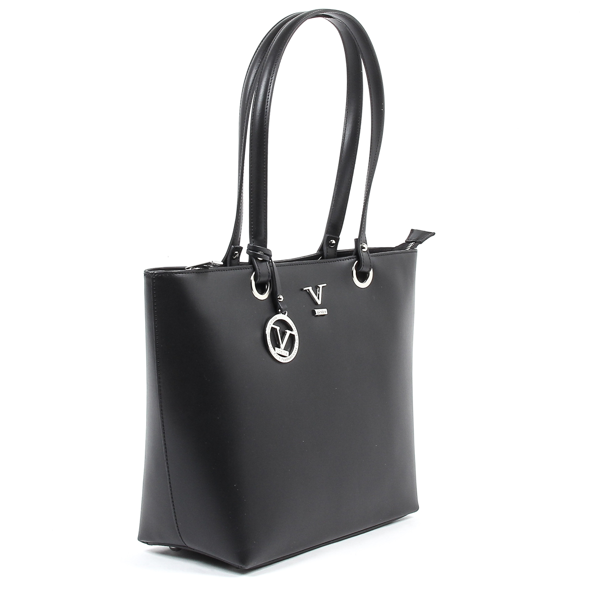 Bolso de mano para mujer V 1969 Italia V009-S RUGA NERO