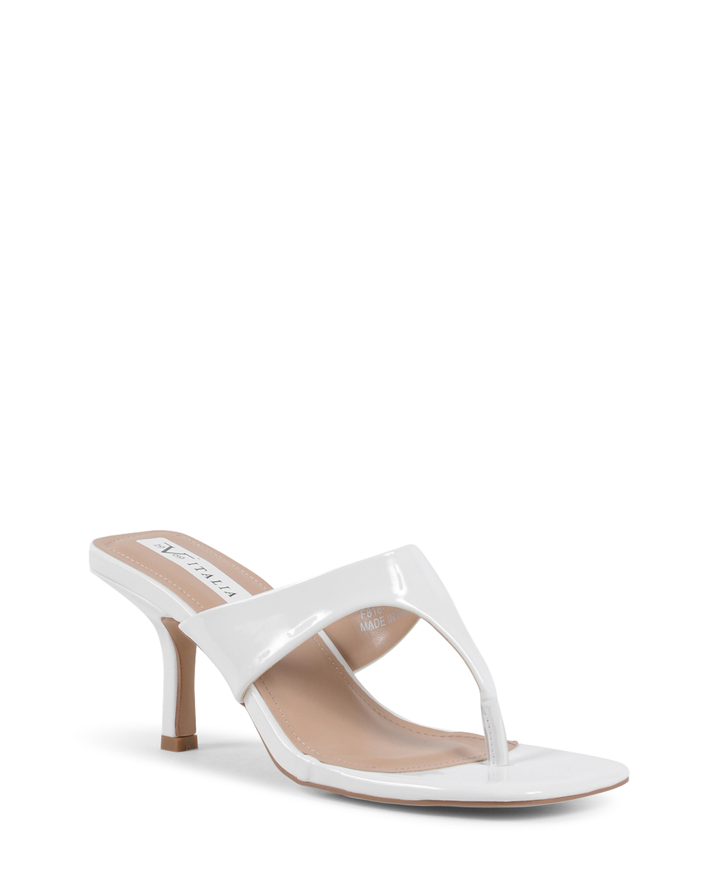 19V69 Italia Sandalia tipo mule para mujer blanca V81819 BLANCO